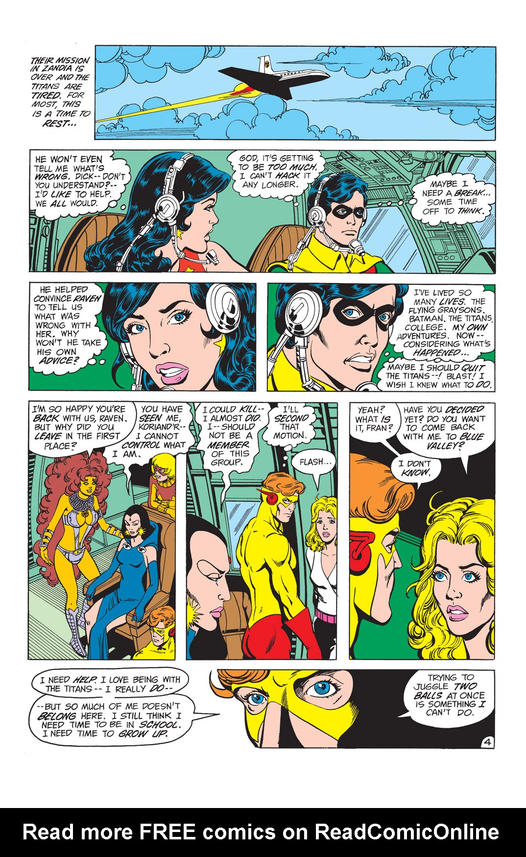 Read online The New Teen Titans (1980) comic -  Issue #32 - 5