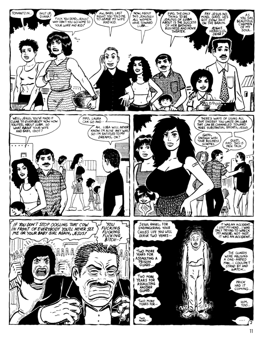 Read online Love and Rockets (1982) comic -  Issue #42 - 13