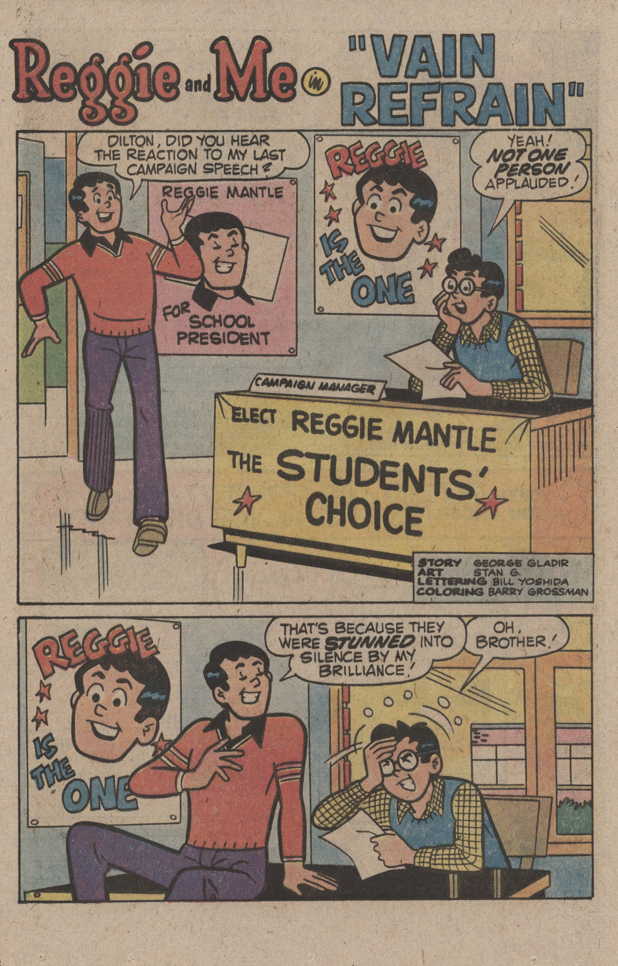 Read online Reggie and Me (1966) comic -  Issue #125 - 20