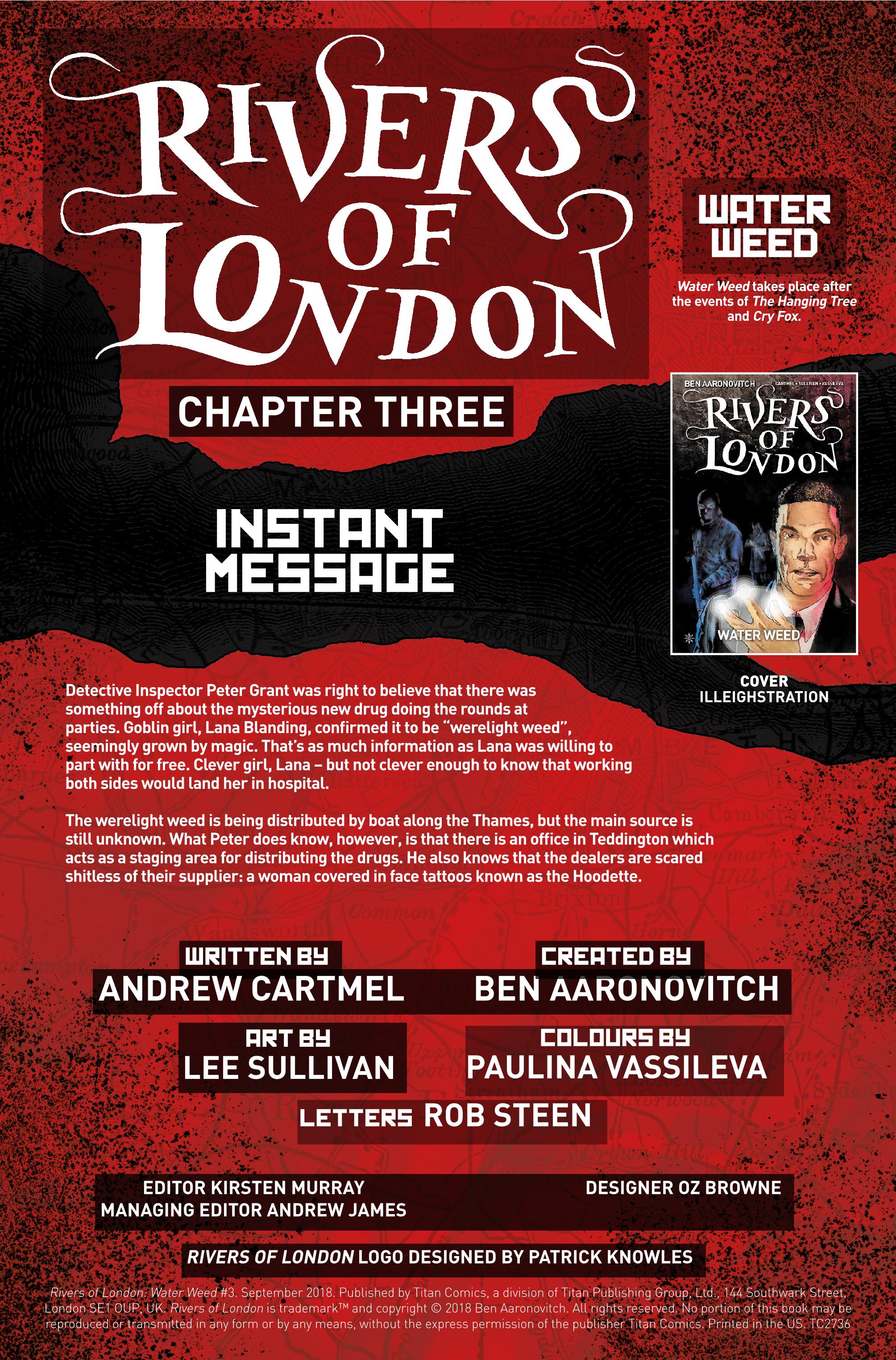 Read online Rivers of London: Water Weed comic -  Issue #3 - 2