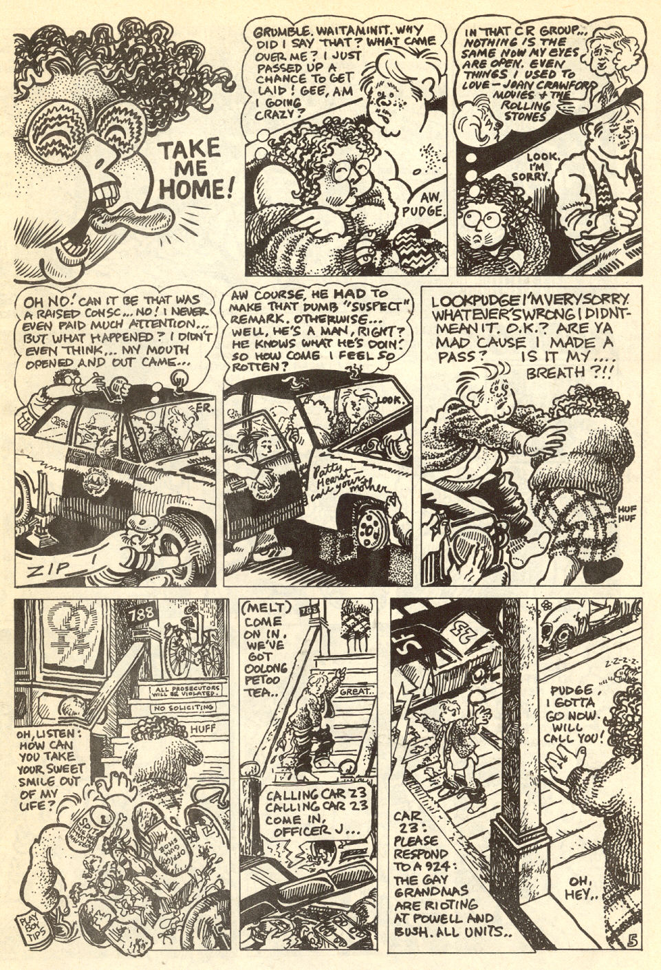 Read online The Further Fattening Adventures of Pudge, Girl Blimp comic -  Issue #2 - 7