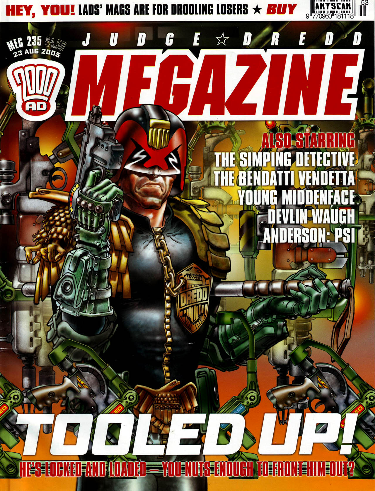 Read online Judge Dredd Megazine (Vol. 5) comic -  Issue #235 - 1