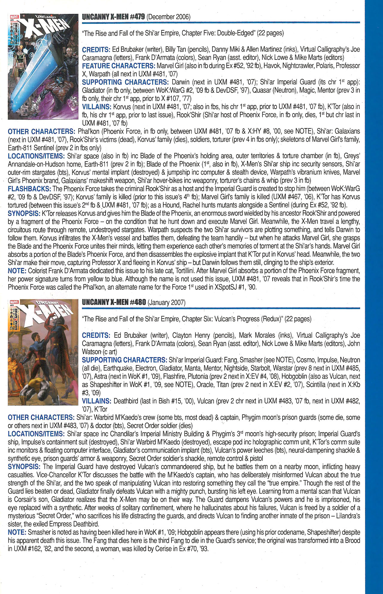 Read online Official Index to the Marvel Universe comic -  Issue #12 - 61