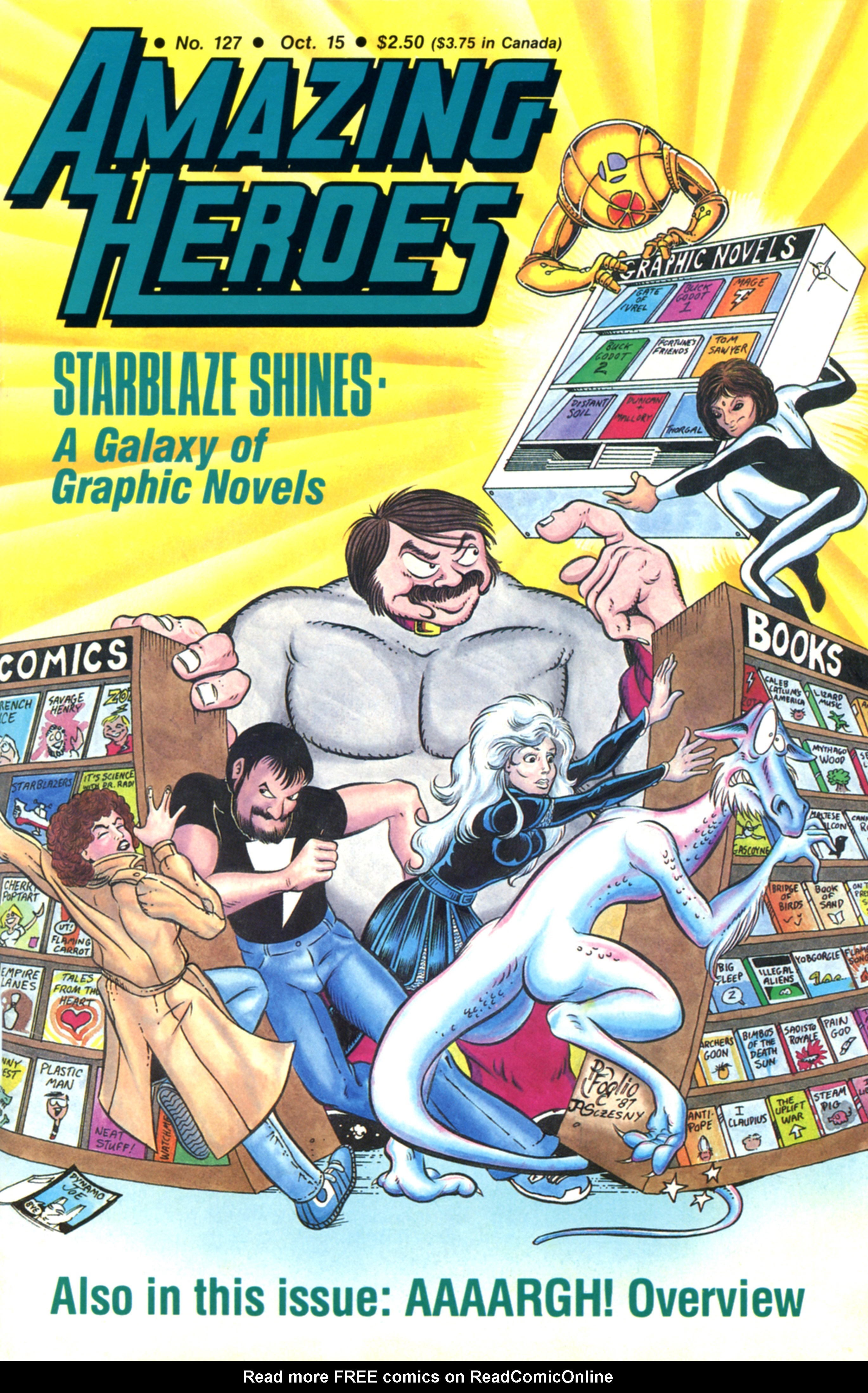 Read online Amazing Heroes comic -  Issue #127 - 1