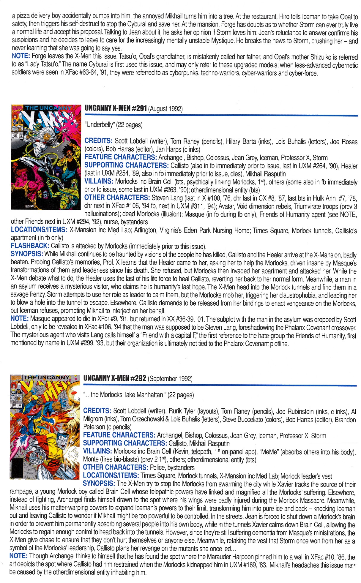 Read online Official Index to the Marvel Universe comic -  Issue #7 - 59