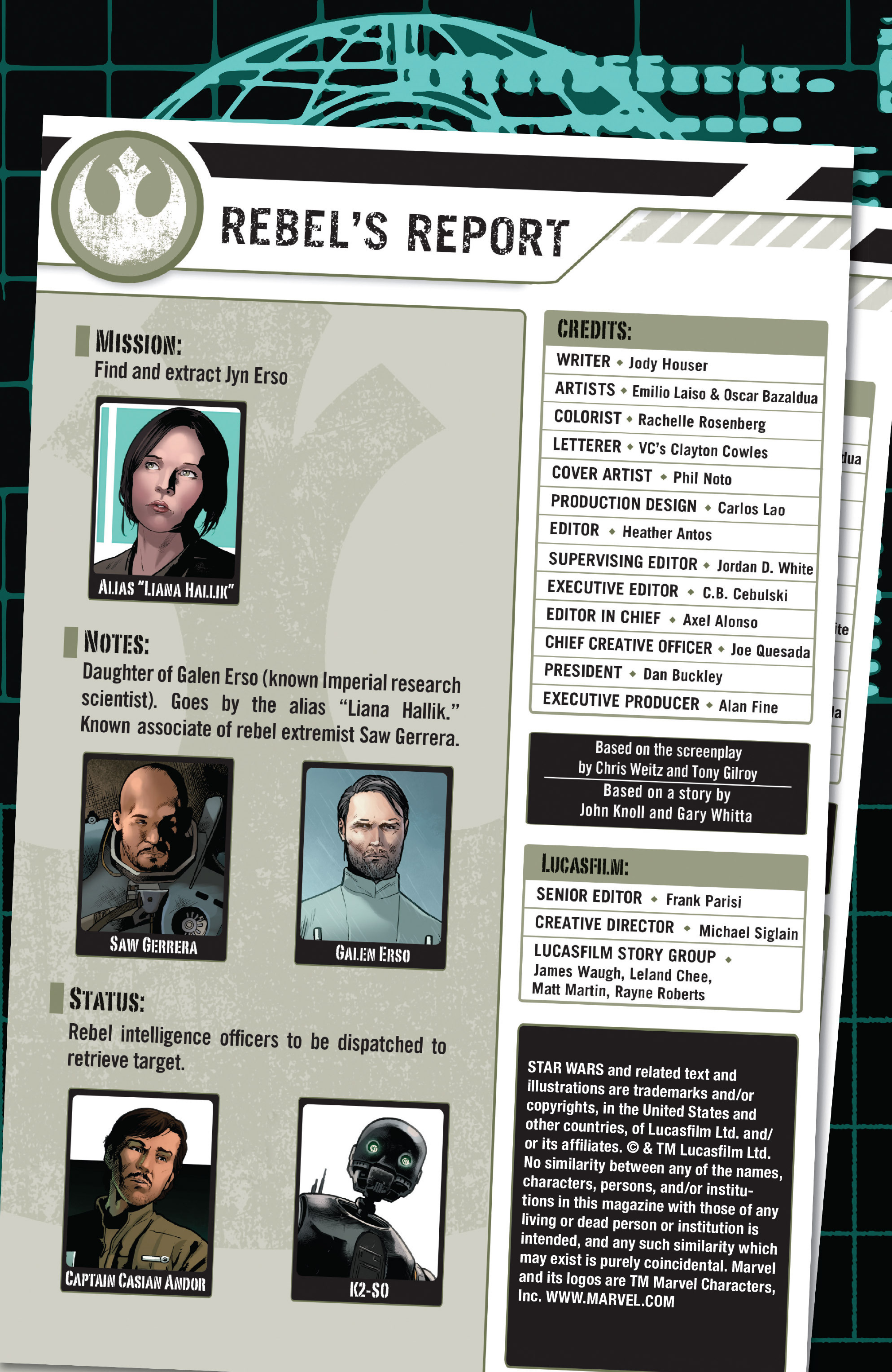 Read online Star Wars: Rogue One Adaptation comic -  Issue #1 - 2