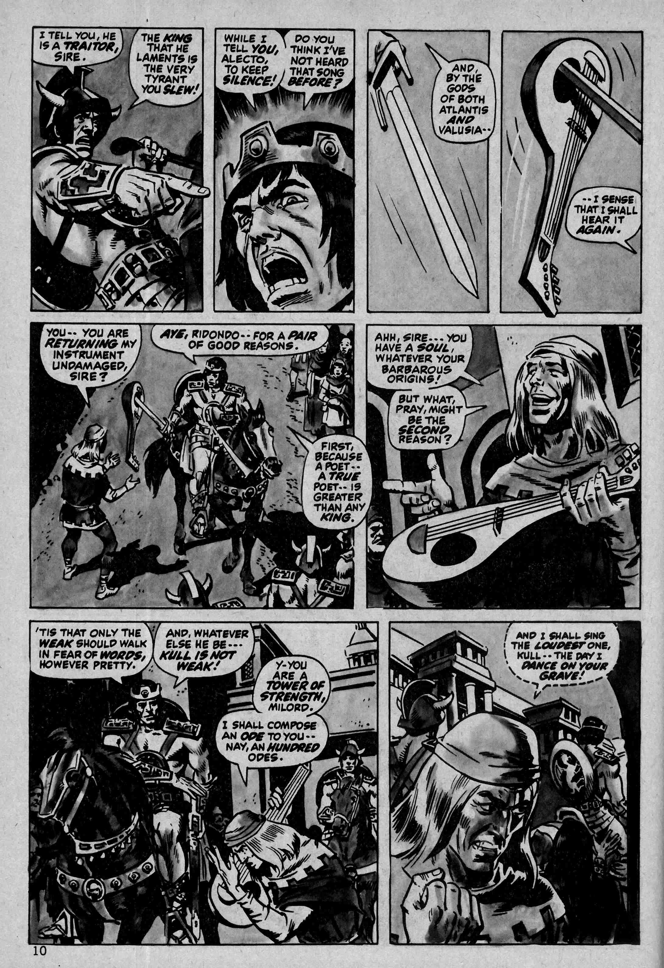 Read online Kull and the Barbarians comic -  Issue #1 - 10