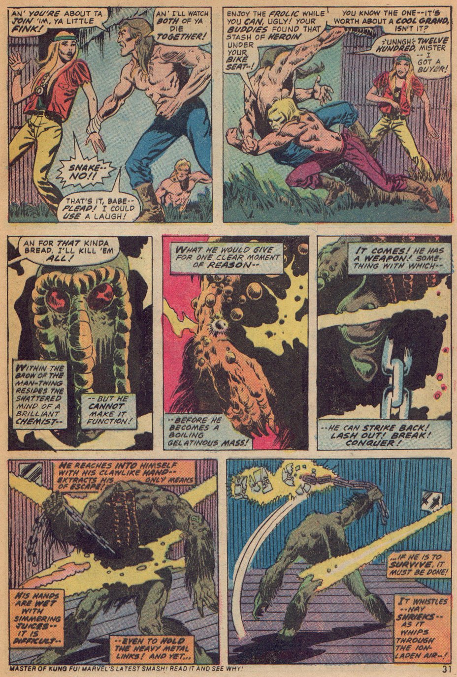 Read online Man-Thing (1974) comic -  Issue #2 - 21
