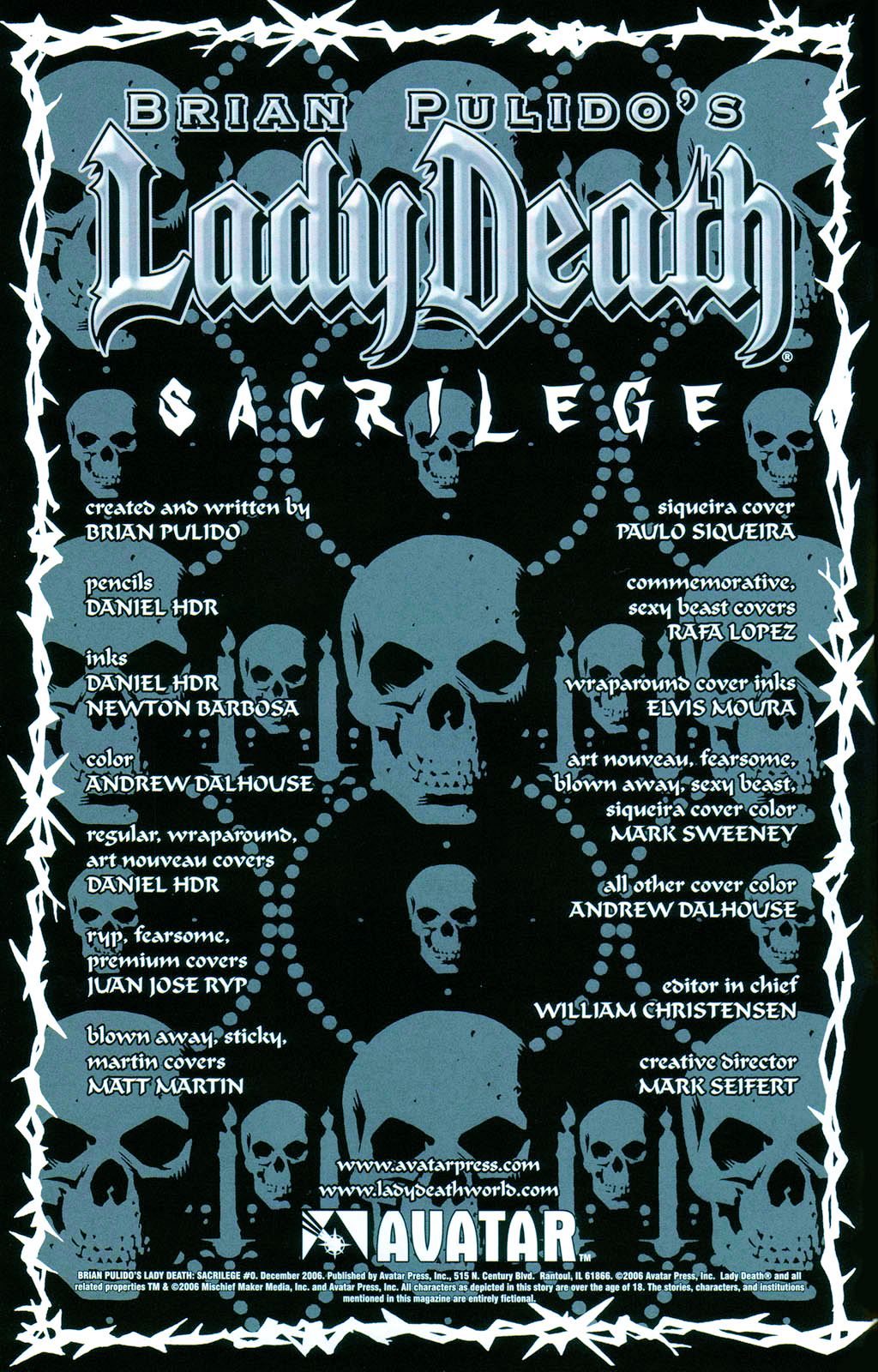 Read online Brian Pulido's Lady Death: Sacrilege comic -  Issue #0 - 7