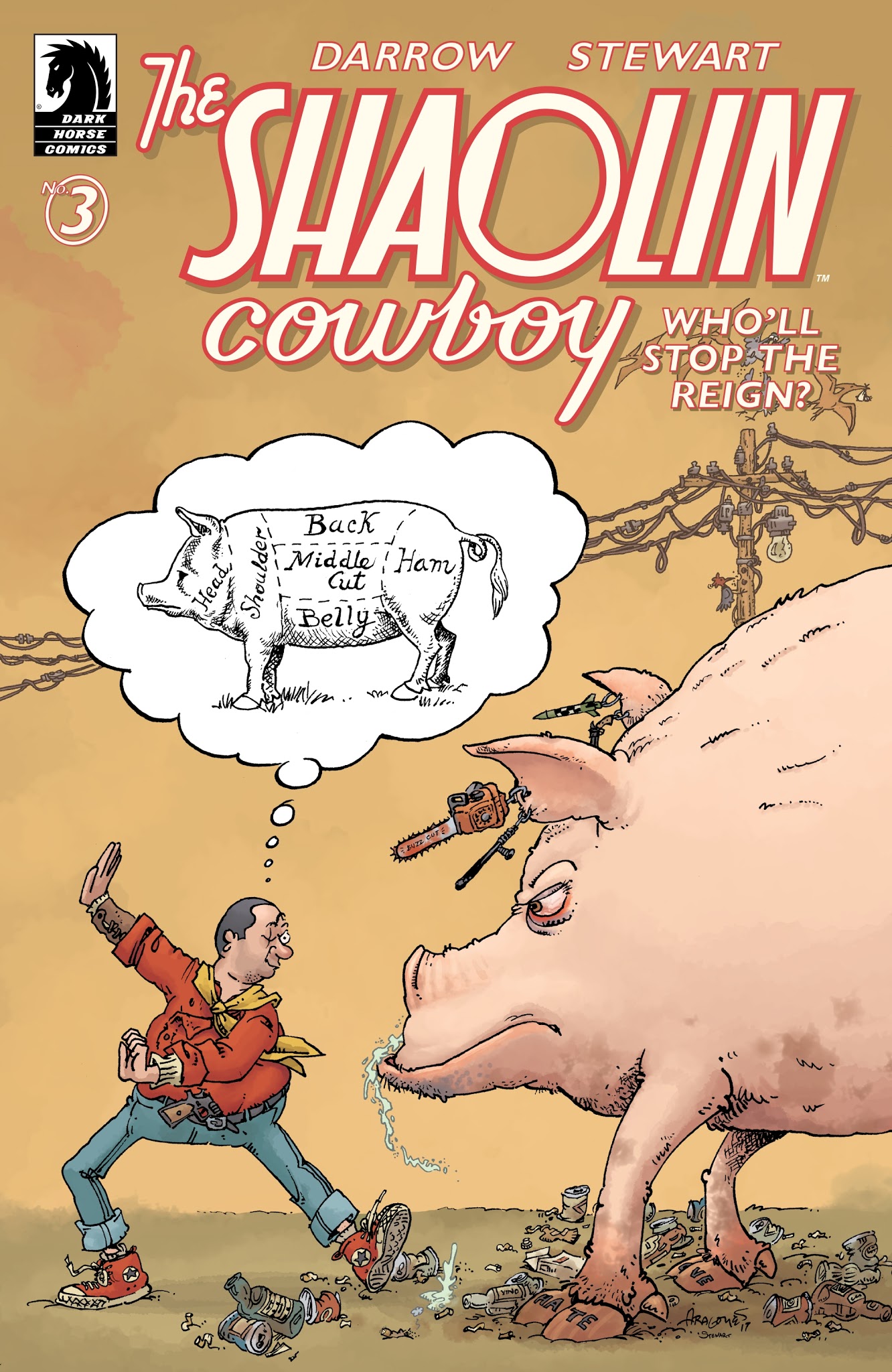 Read online The Shaolin Cowboy: Who'll Stop the Reign? comic -  Issue #3 - 2