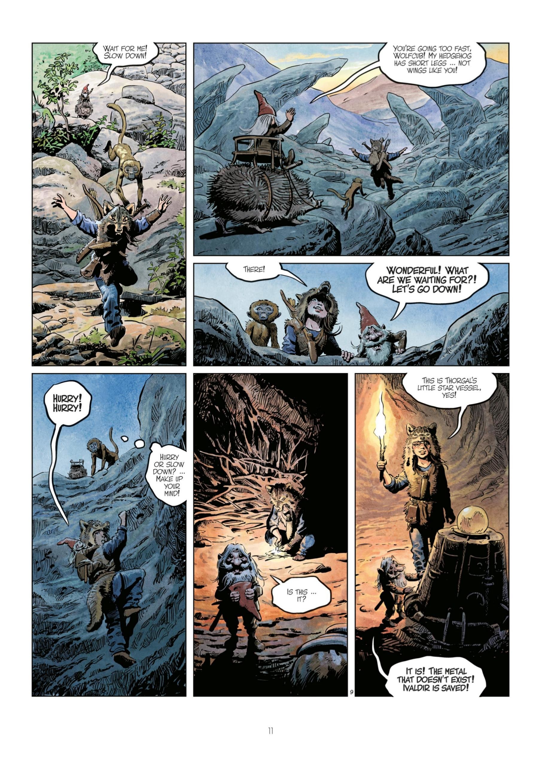 Read online The World of Thorgal: Wolfcub comic -  Issue #6 - 13