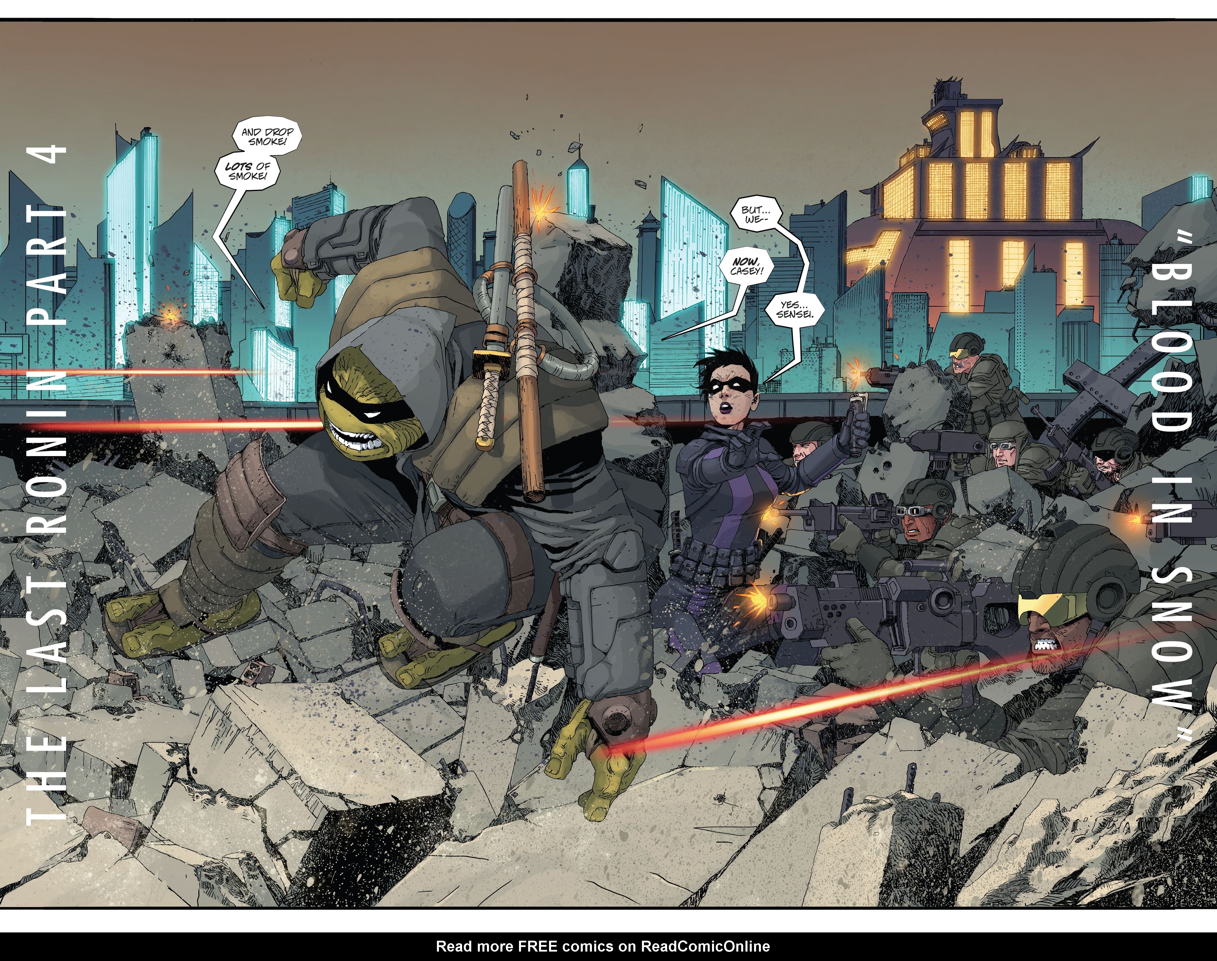 Read online Teenage Mutant Ninja Turtles: The Last Ronin comic -  Issue #4 - 4