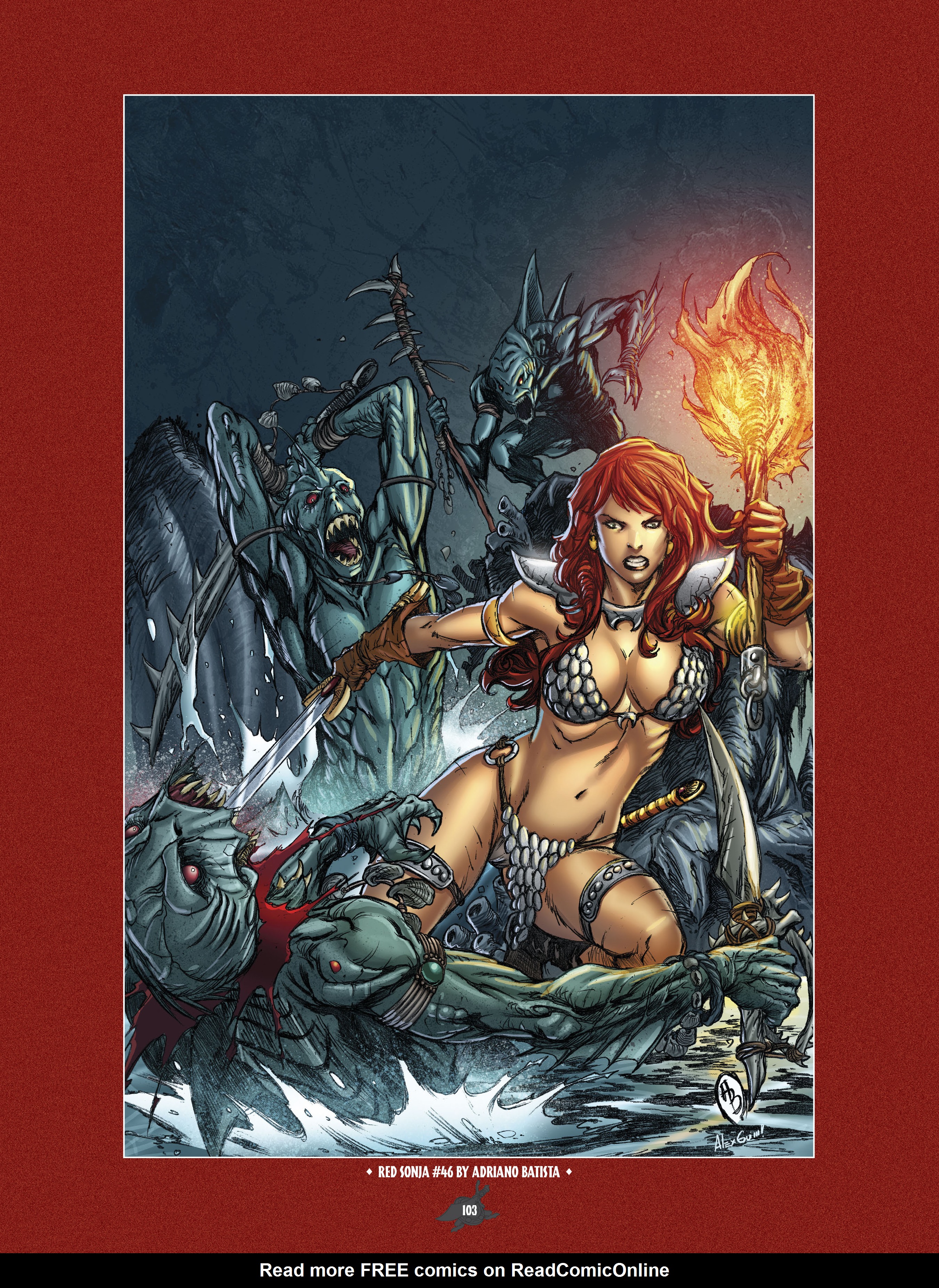 Read online The Art of Red Sonja comic -  Issue # TPB 1 (Part 2) - 2
