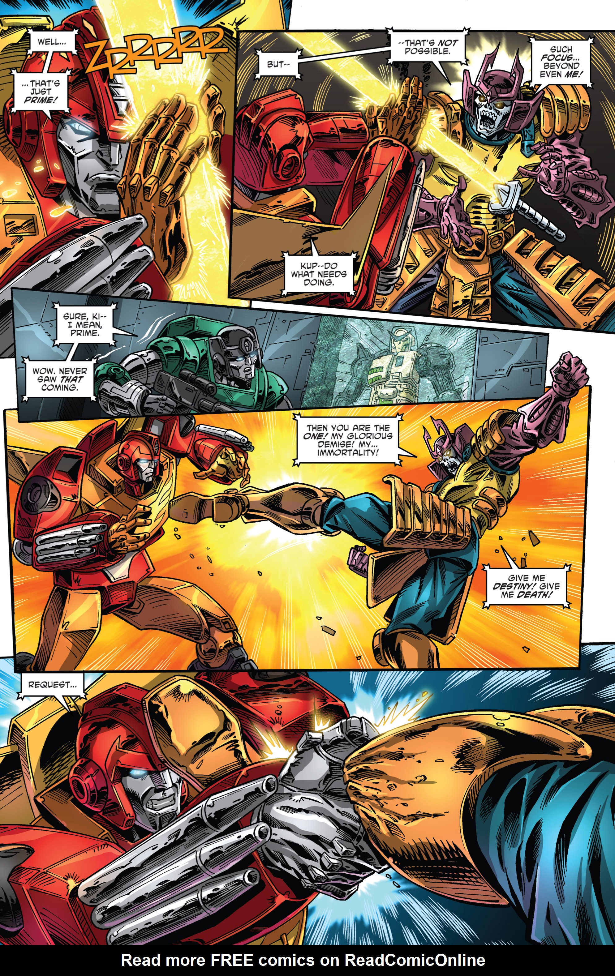 Read online The Transformers: Regeneration One comic -  Issue #95 - 22