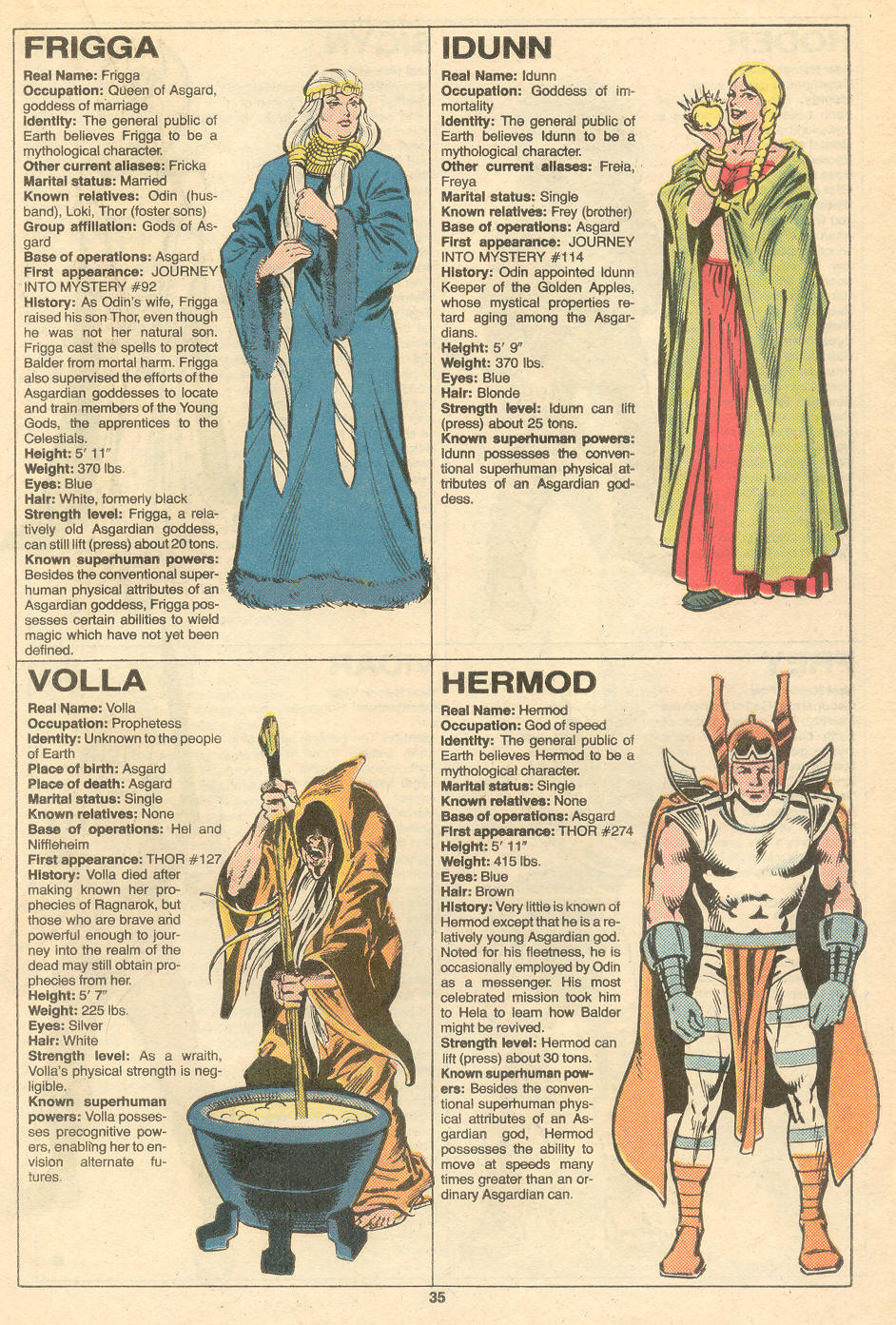 The Official Handbook of the Marvel Universe Deluxe Edition issue 1 - Page 37