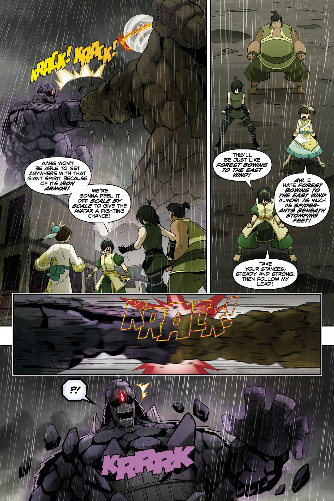Read online Nickelodeon Avatar: The Last Airbender - The Rift comic -  Issue # Part 3 - 62