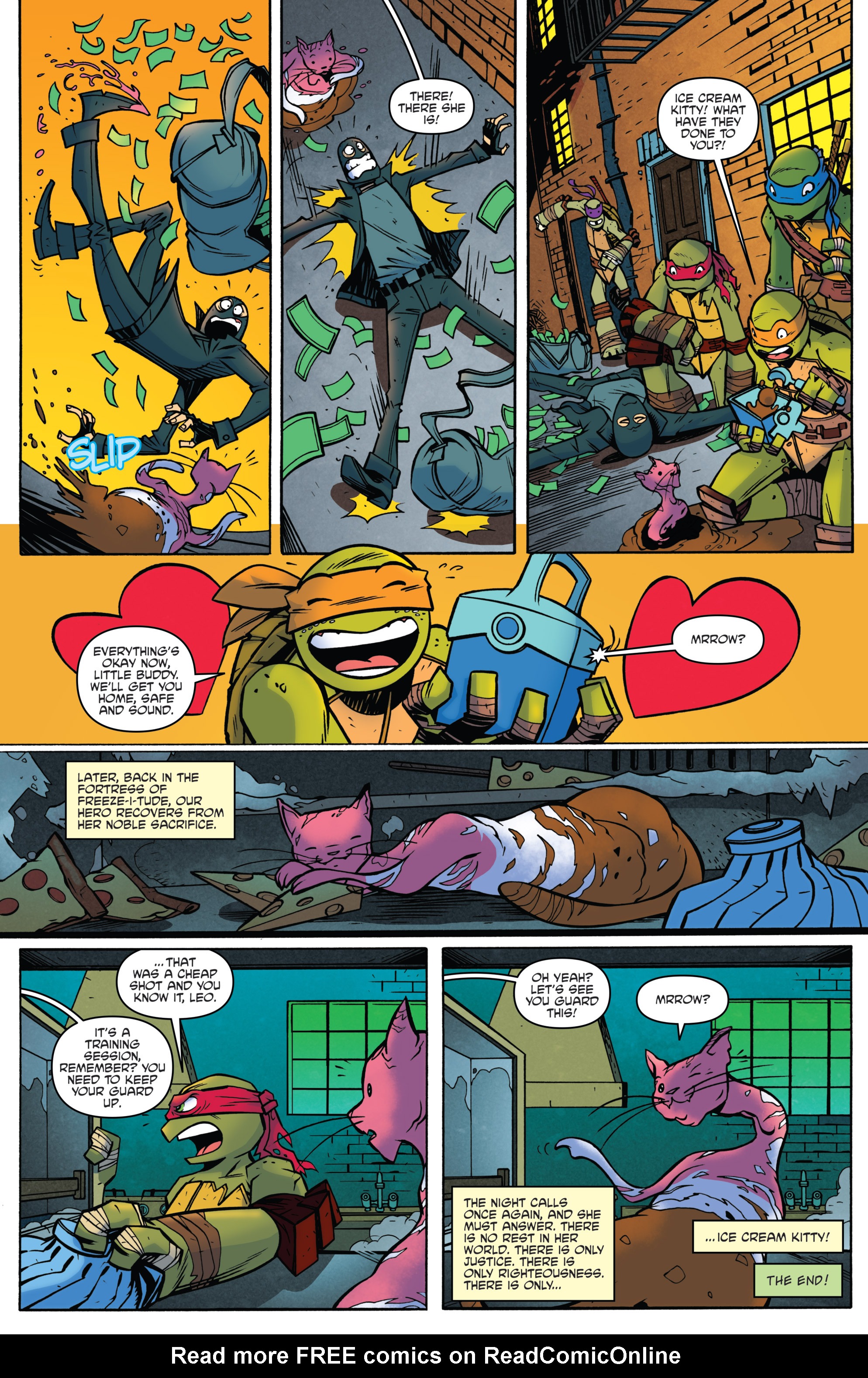 Read online Teenage Mutant Ninja Turtles New Animated Adventures comic -  Issue #15 - 16