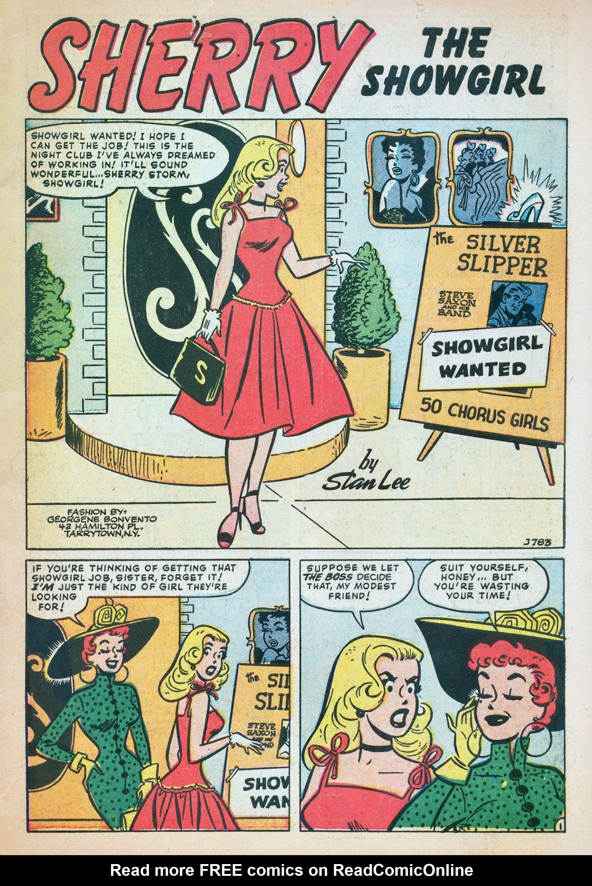 Read online Sherry the Showgirl (1956) comic -  Issue #1 - 3