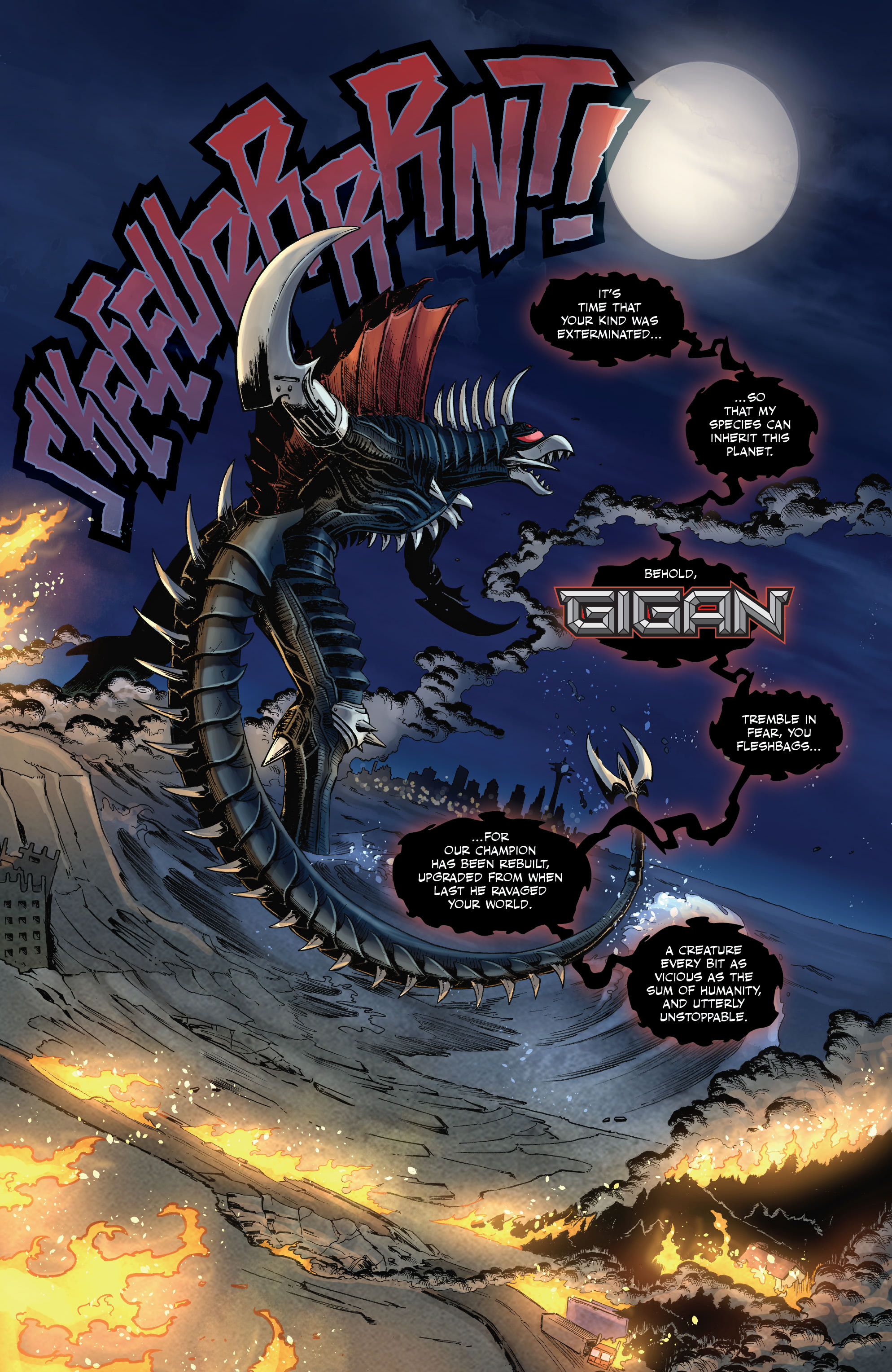 Read online Godzilla Rivals: Vs. Gigan comic -  Issue # Full - 6
