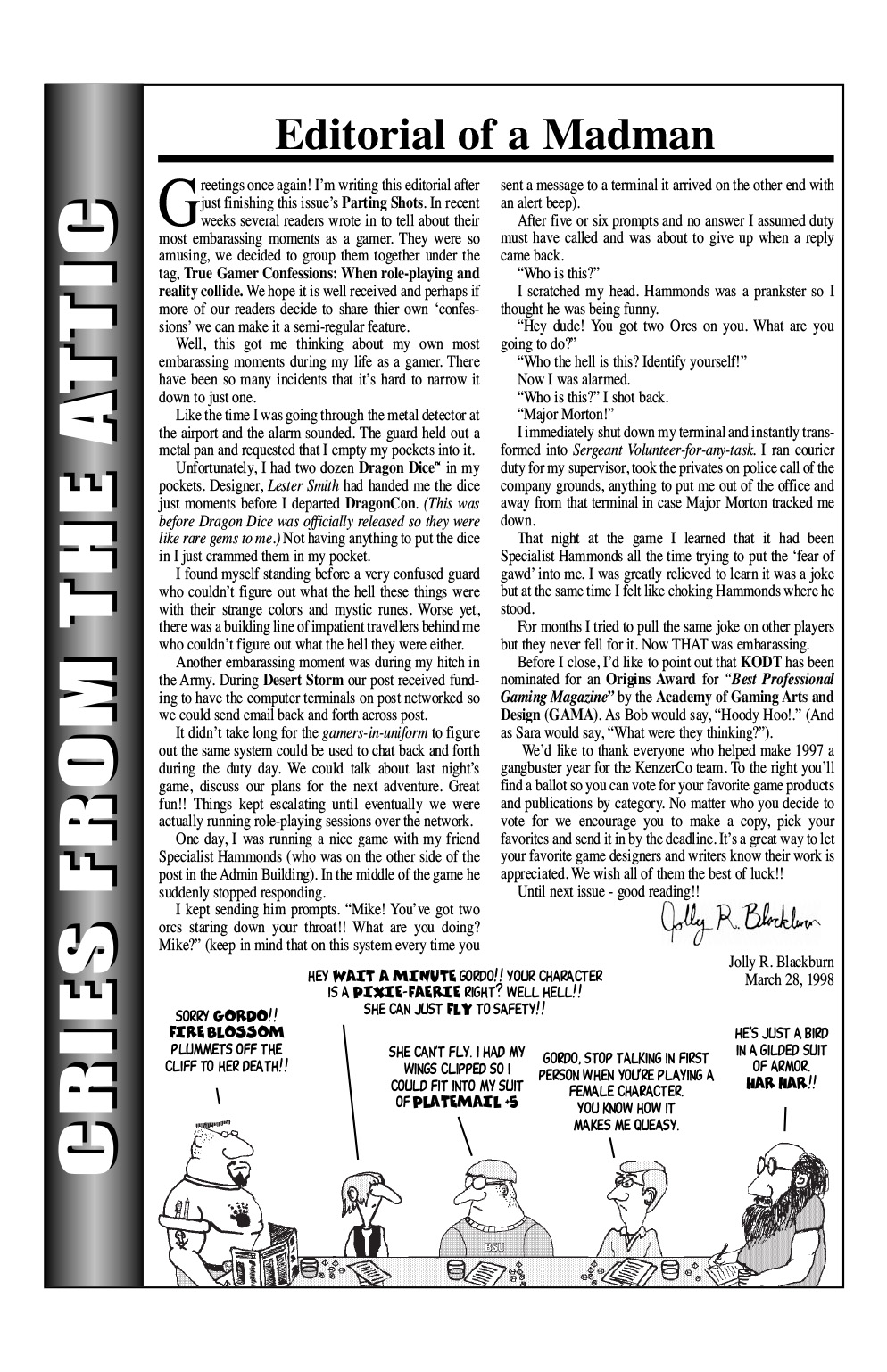 Read online Knights of the Dinner Table comic -  Issue #19 - 4