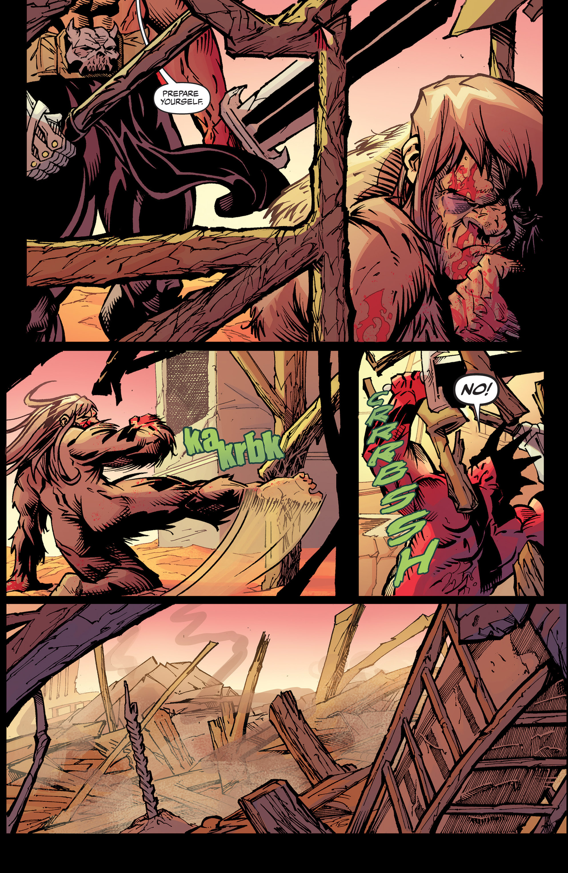 Read online Bigfoot: Sword of the Earthman (2015) comic -  Issue #6 - 9