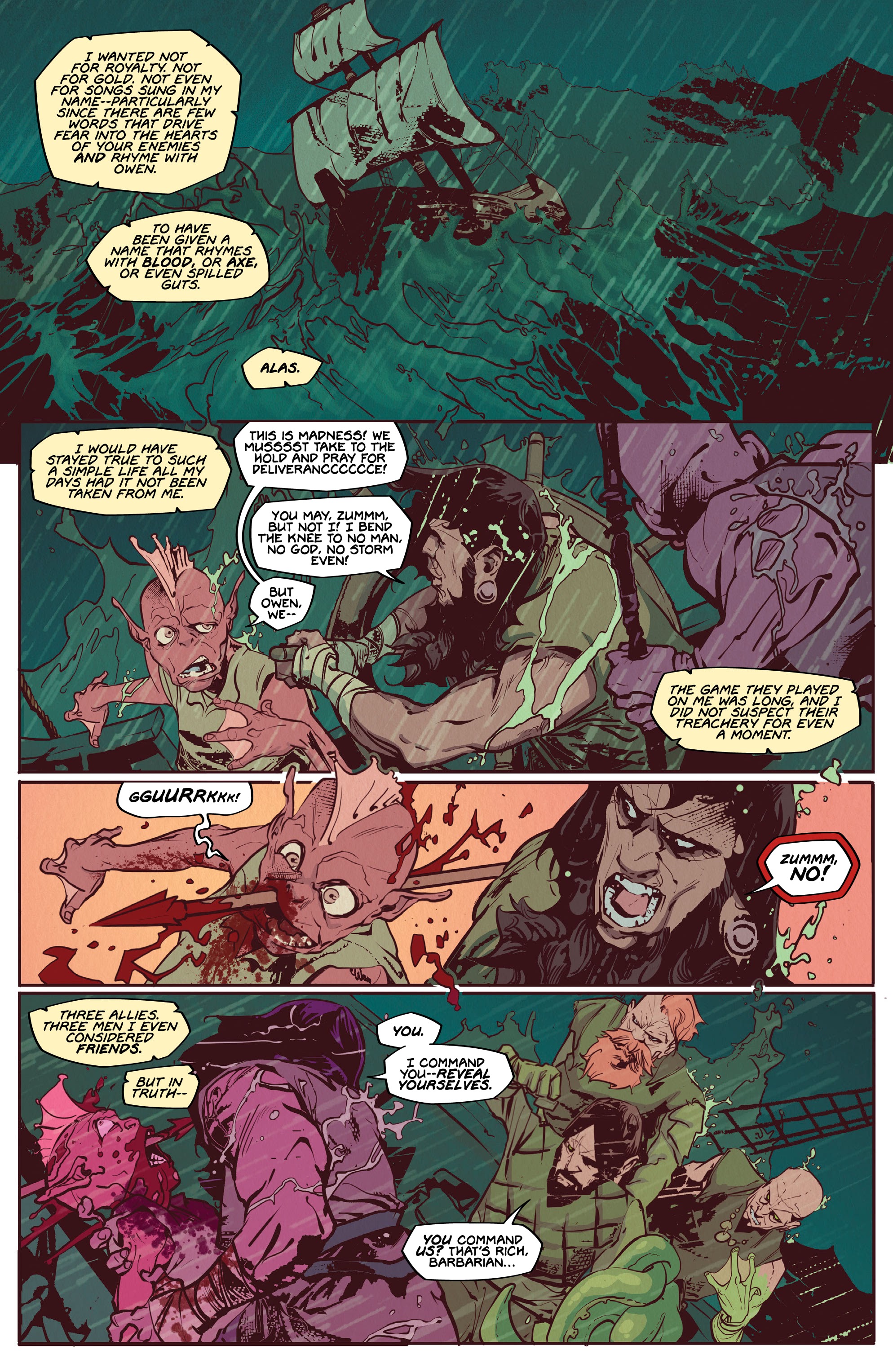 Read online Barbaric comic -  Issue #1 - 12