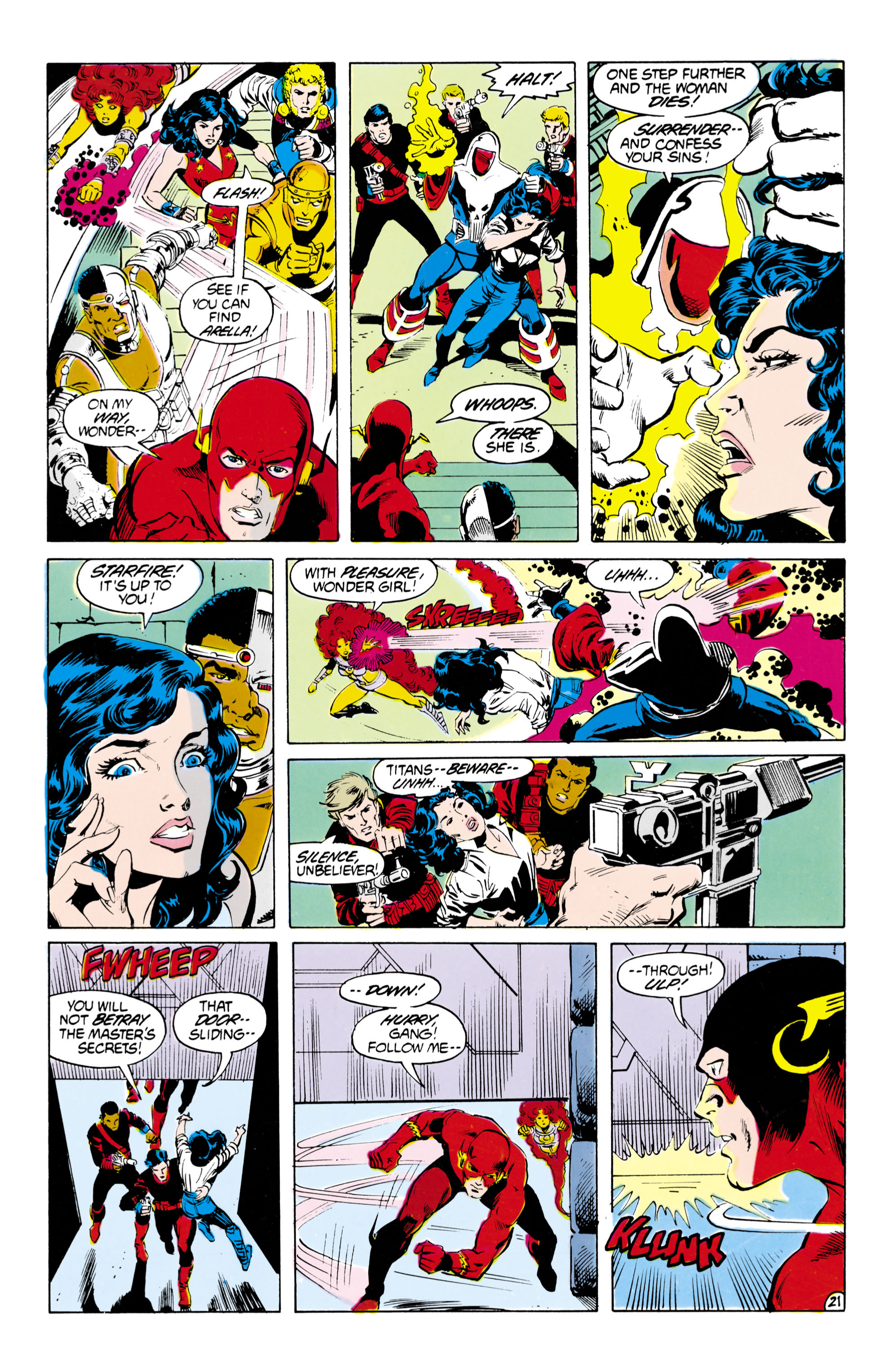 Read online The New Teen Titans (1984) comic -  Issue #28 - 21