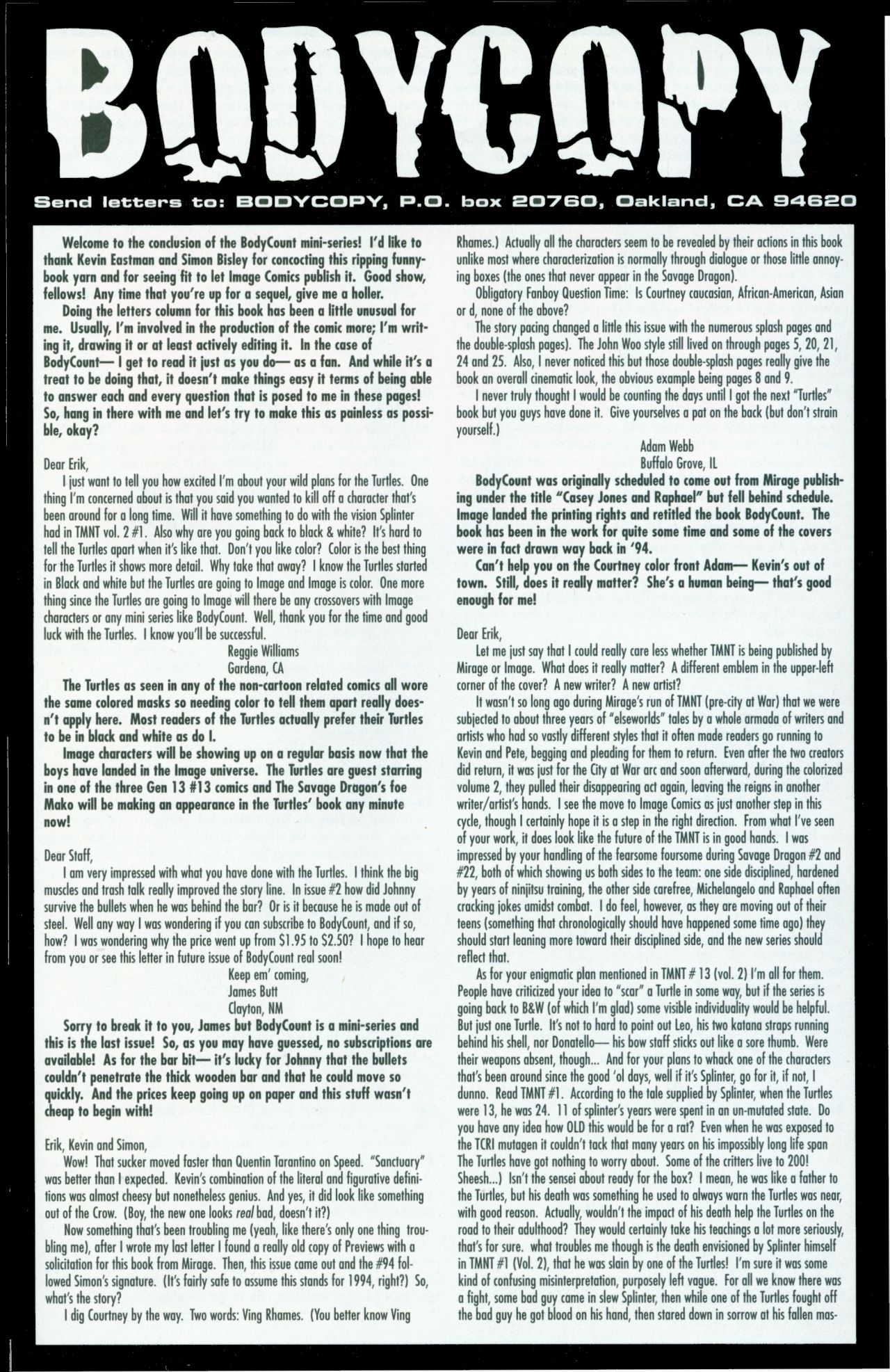 Read online Bodycount comic -  Issue #4 - 29