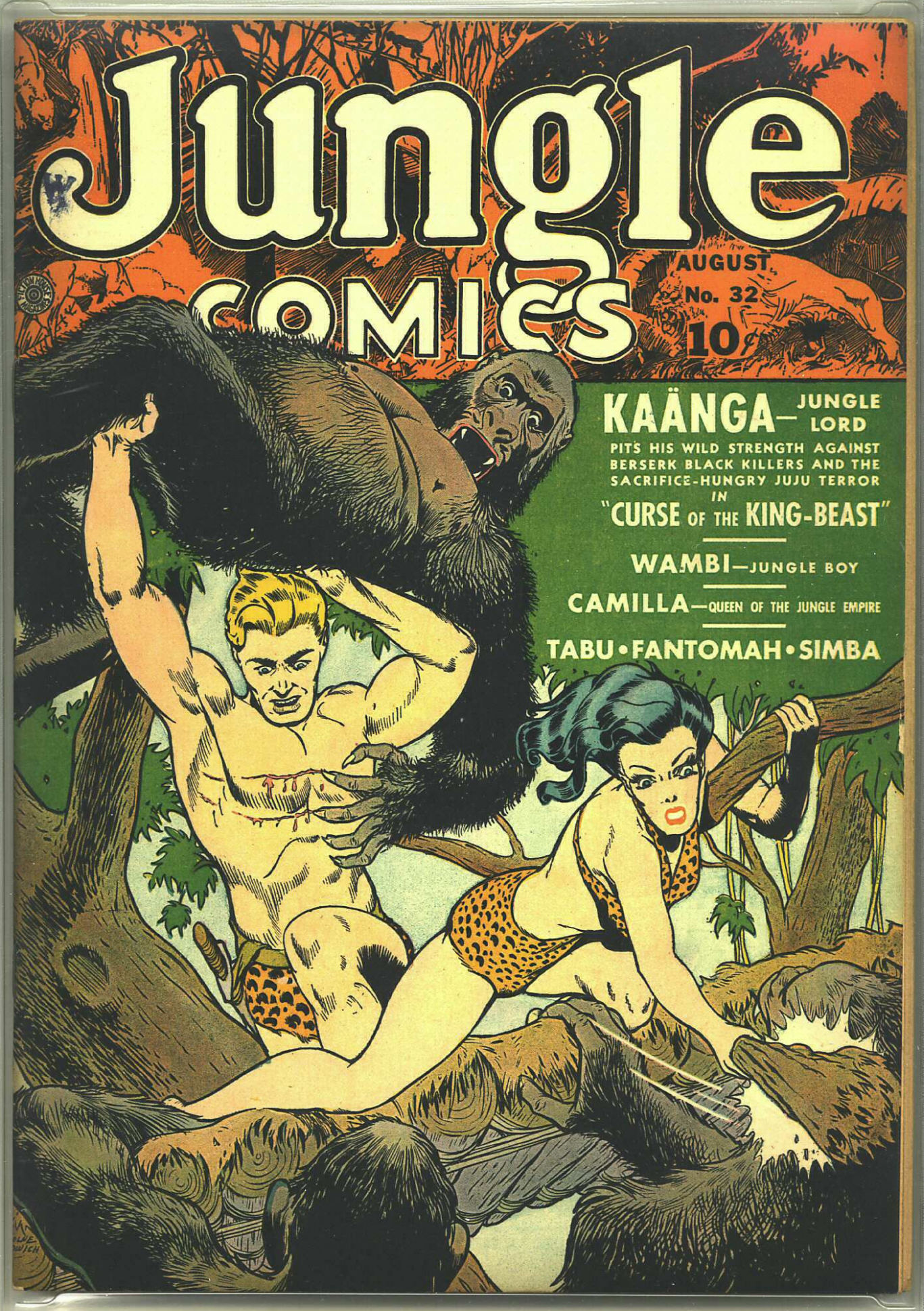 Read online Jungle Comics comic -  Issue #32 - 1