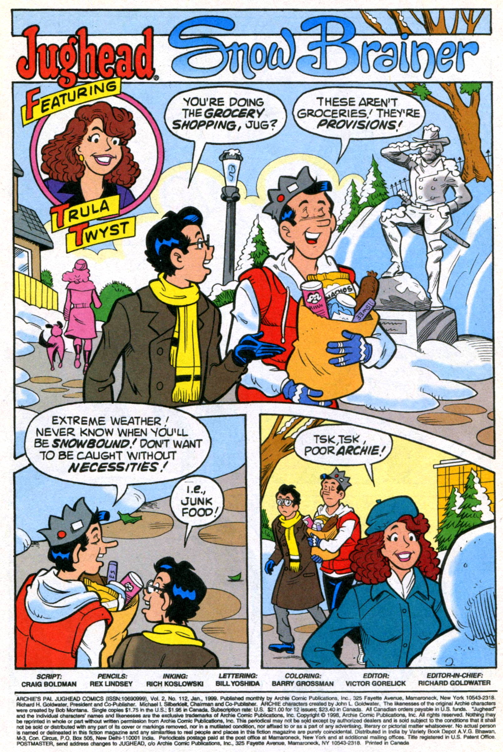 Read online Archie's Pal Jughead Comics comic -  Issue #112 - 3