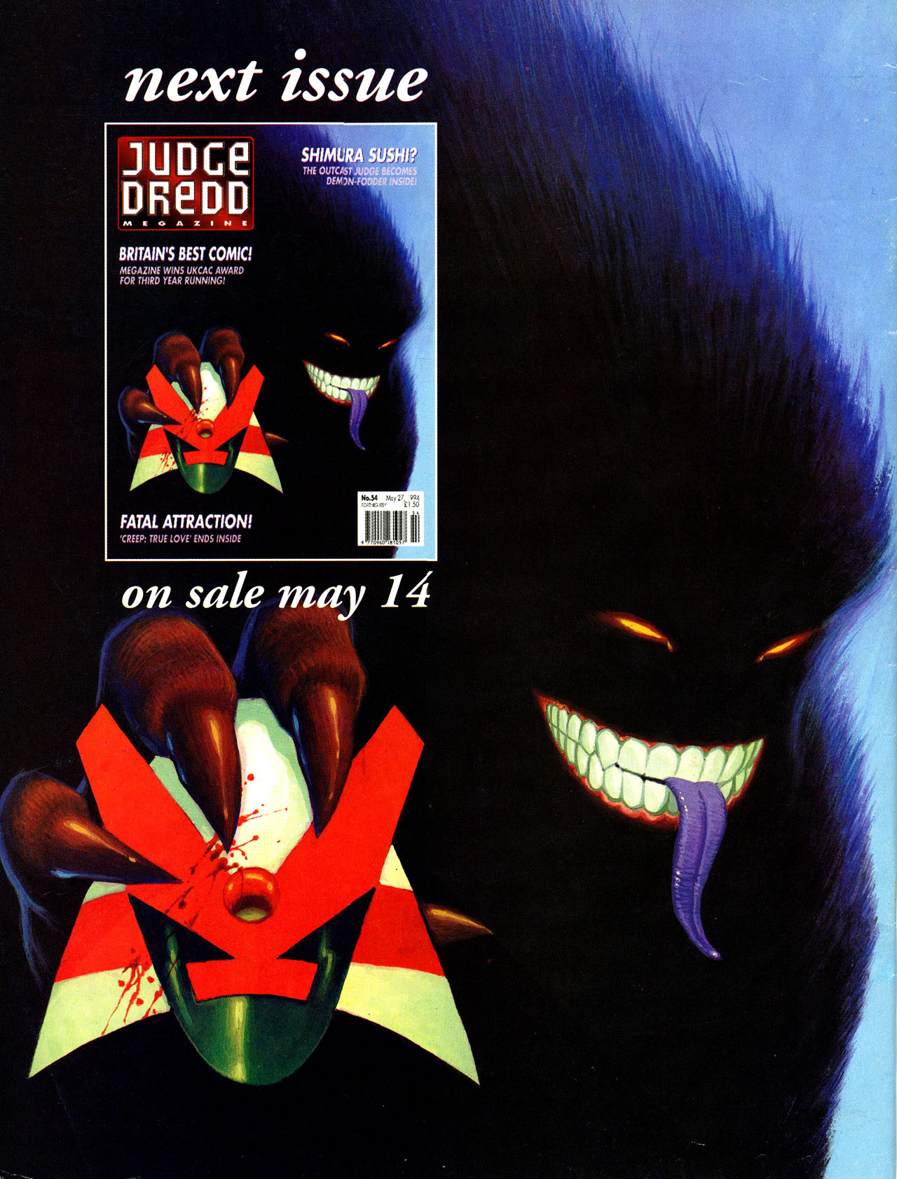 Read online Judge Dredd: The Megazine (vol. 2) comic -  Issue #53 - 52