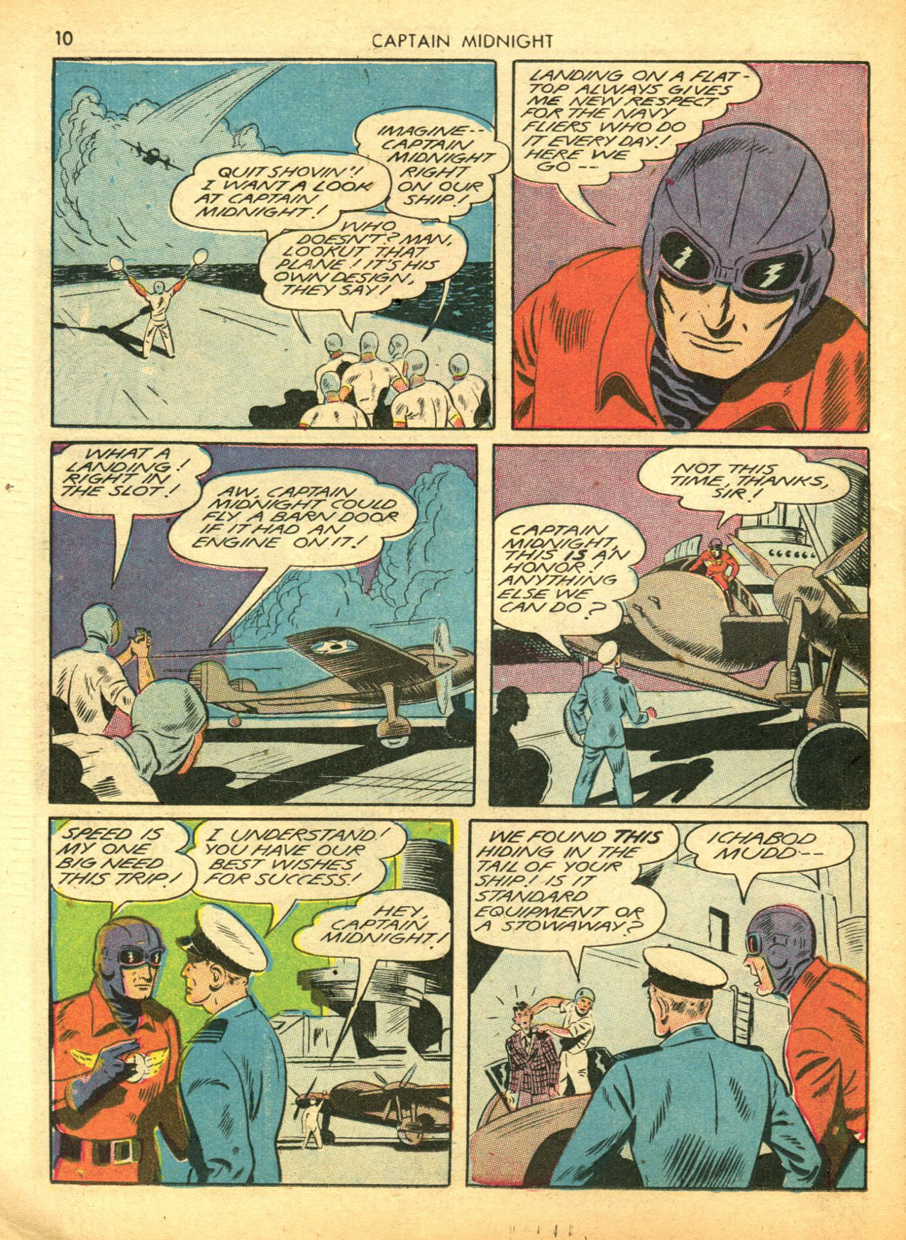 Read online Captain Midnight (1942) comic -  Issue #5 - 10