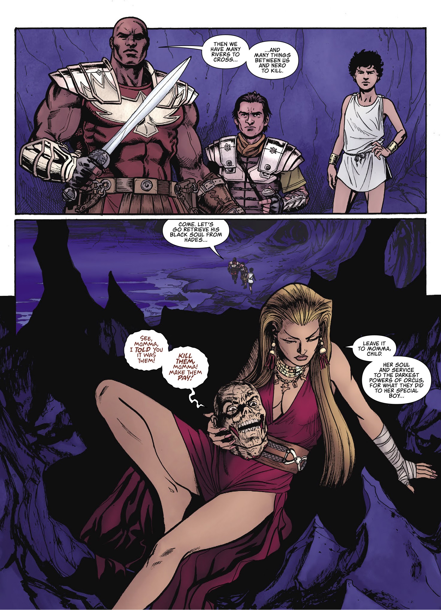 Read online Aquila: The Burning Fields comic -  Issue # TPB - 89