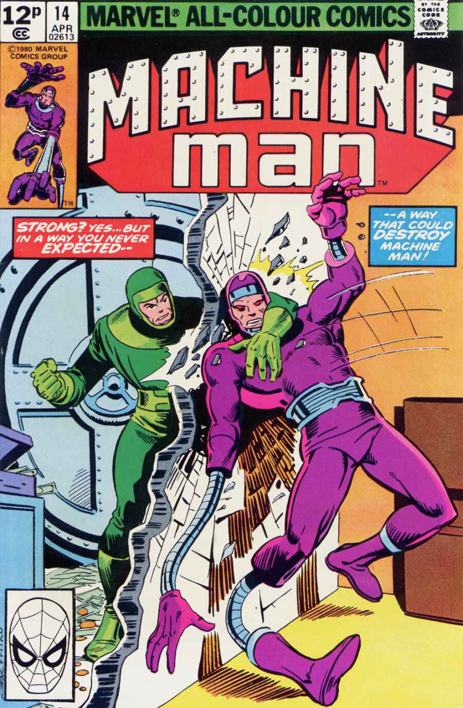 Read online Machine Man (1978) comic -  Issue #14 - 1