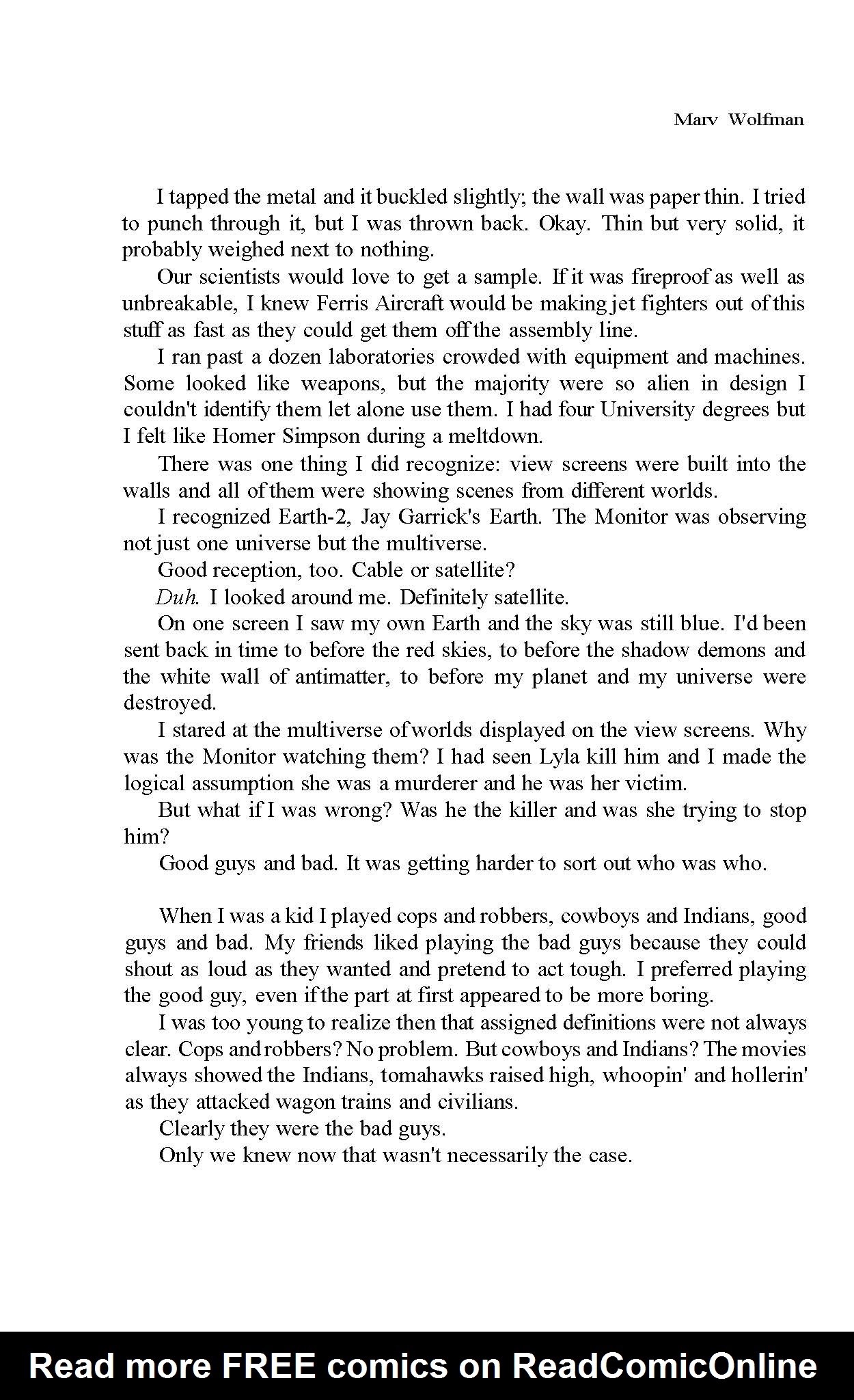 Read online Crisis on Infinite Earths (1985) comic -  Issue # _Novel (Part 1) - 44