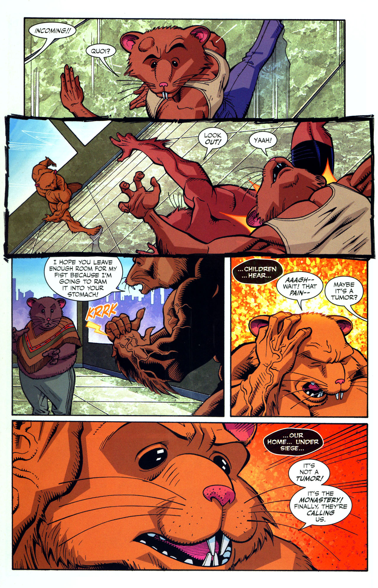 Read online Adolescent Radioactive Black Belt Hamsters (2008) comic -  Issue #1 - 13