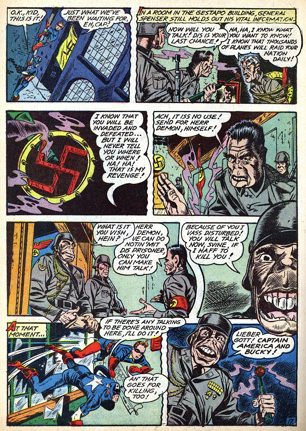 Read online Captain America Comics comic -  Issue #19 - 49