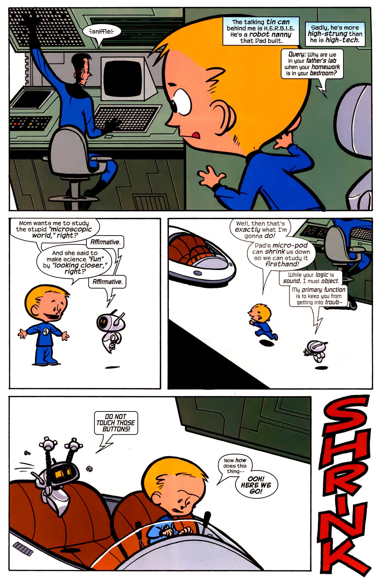 Read online Fantastic Four Presents Franklin Richards: Son of a Genius comic -  Issue # Full - 4