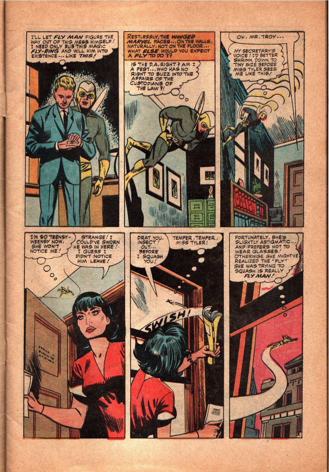 Read online Fly Man comic -  Issue #38 - 4