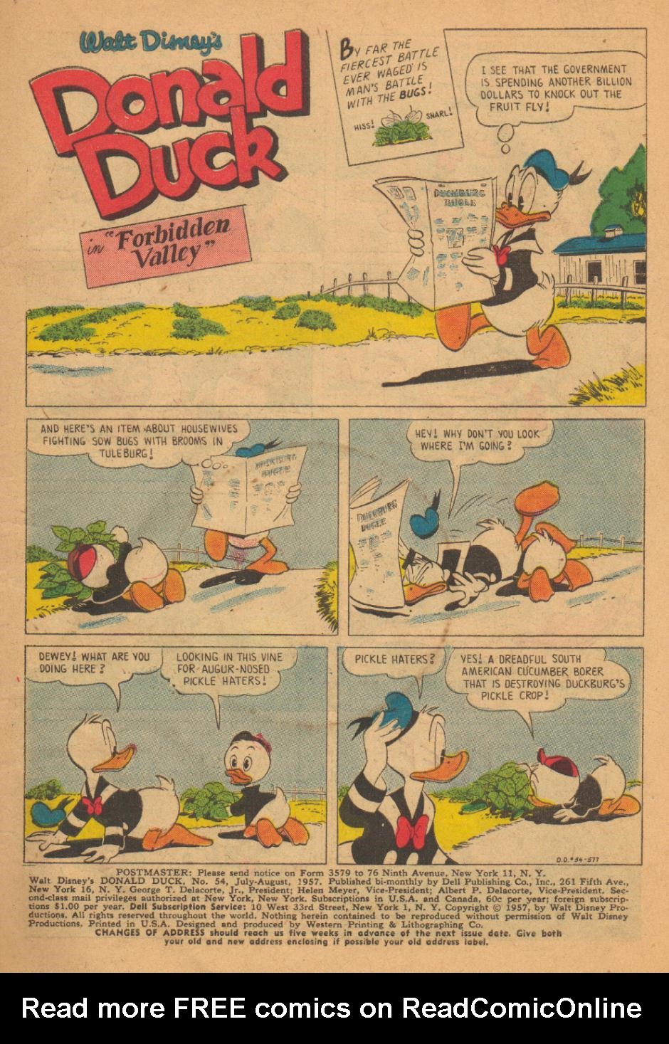 Read online Walt Disney's Donald Duck (1952) comic -  Issue #54 - 3