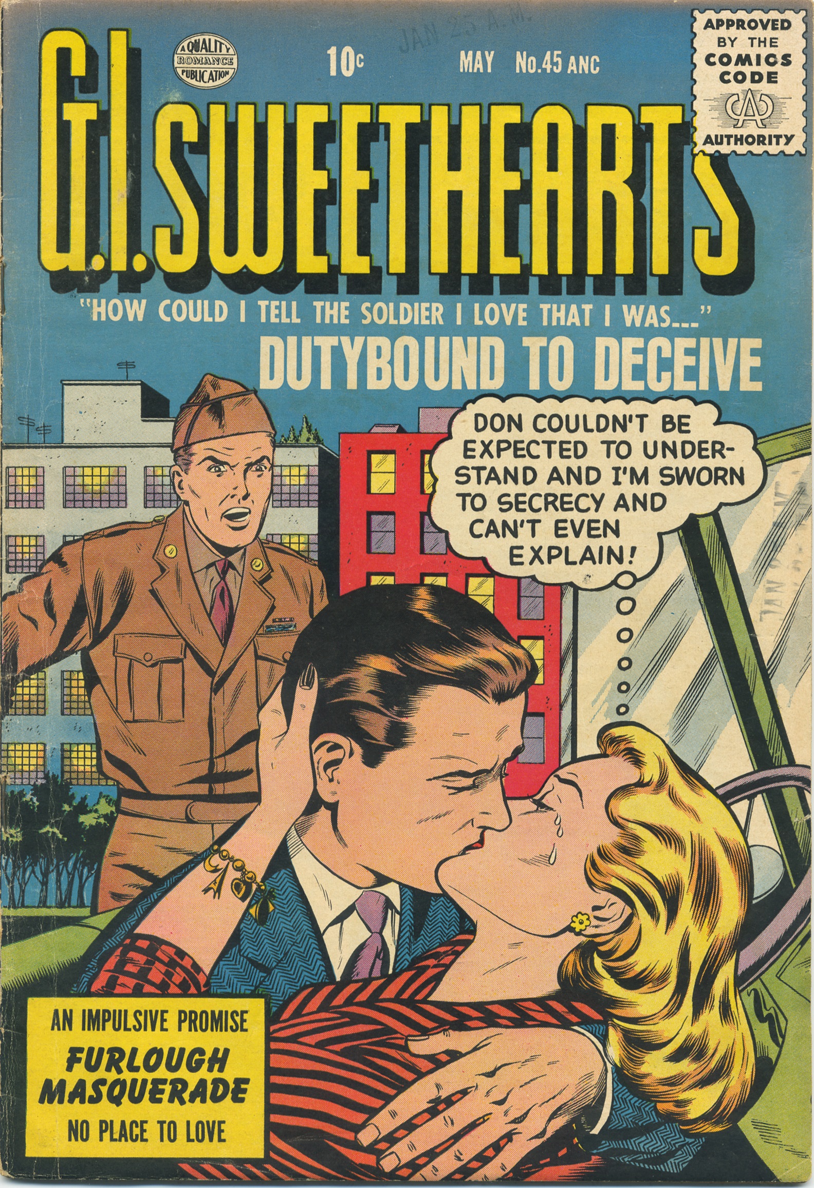 Read online G.I. Sweethearts comic -  Issue #45 - 1