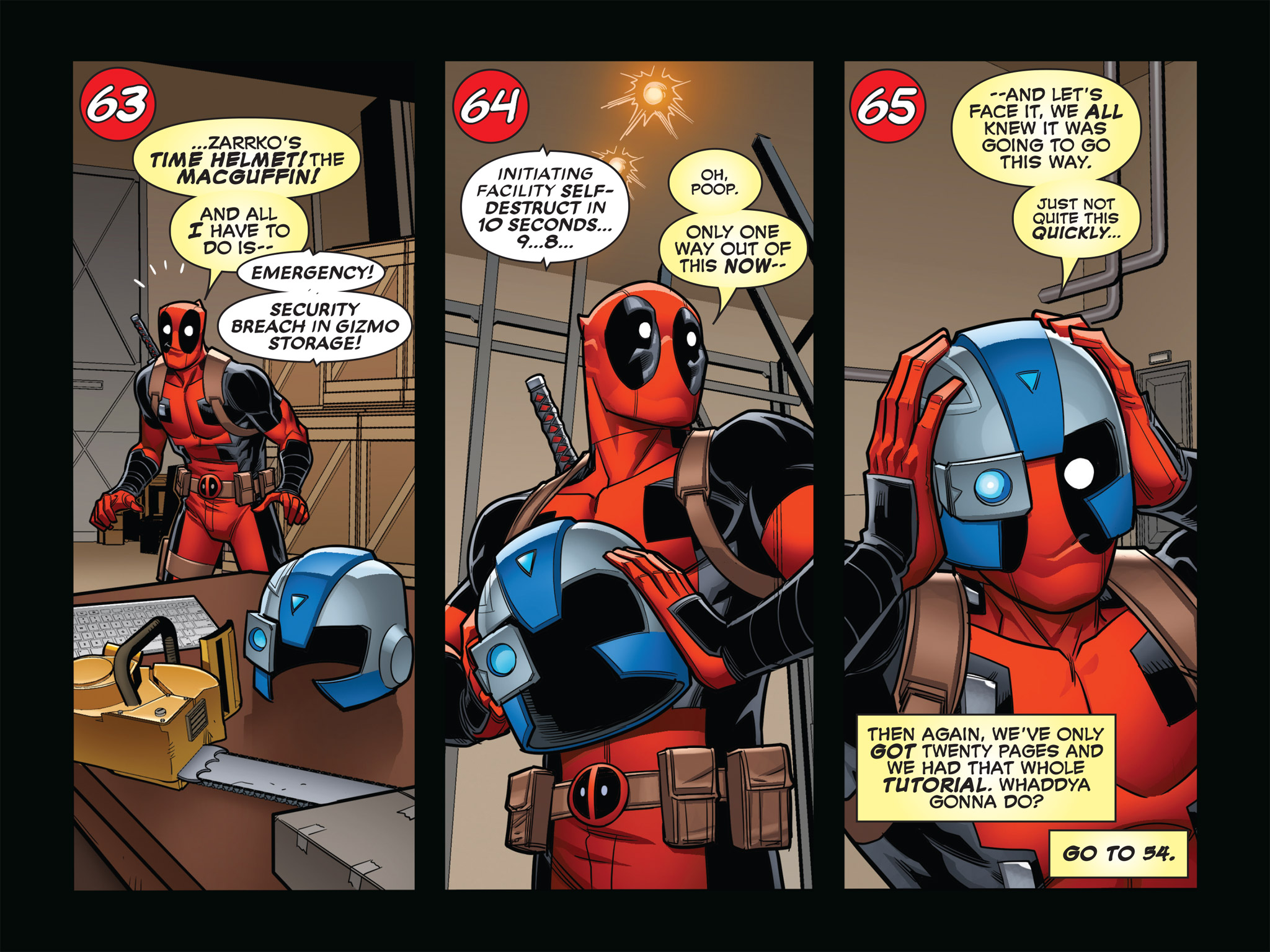 Read online You Are Deadpool comic -  Issue #1 - 69