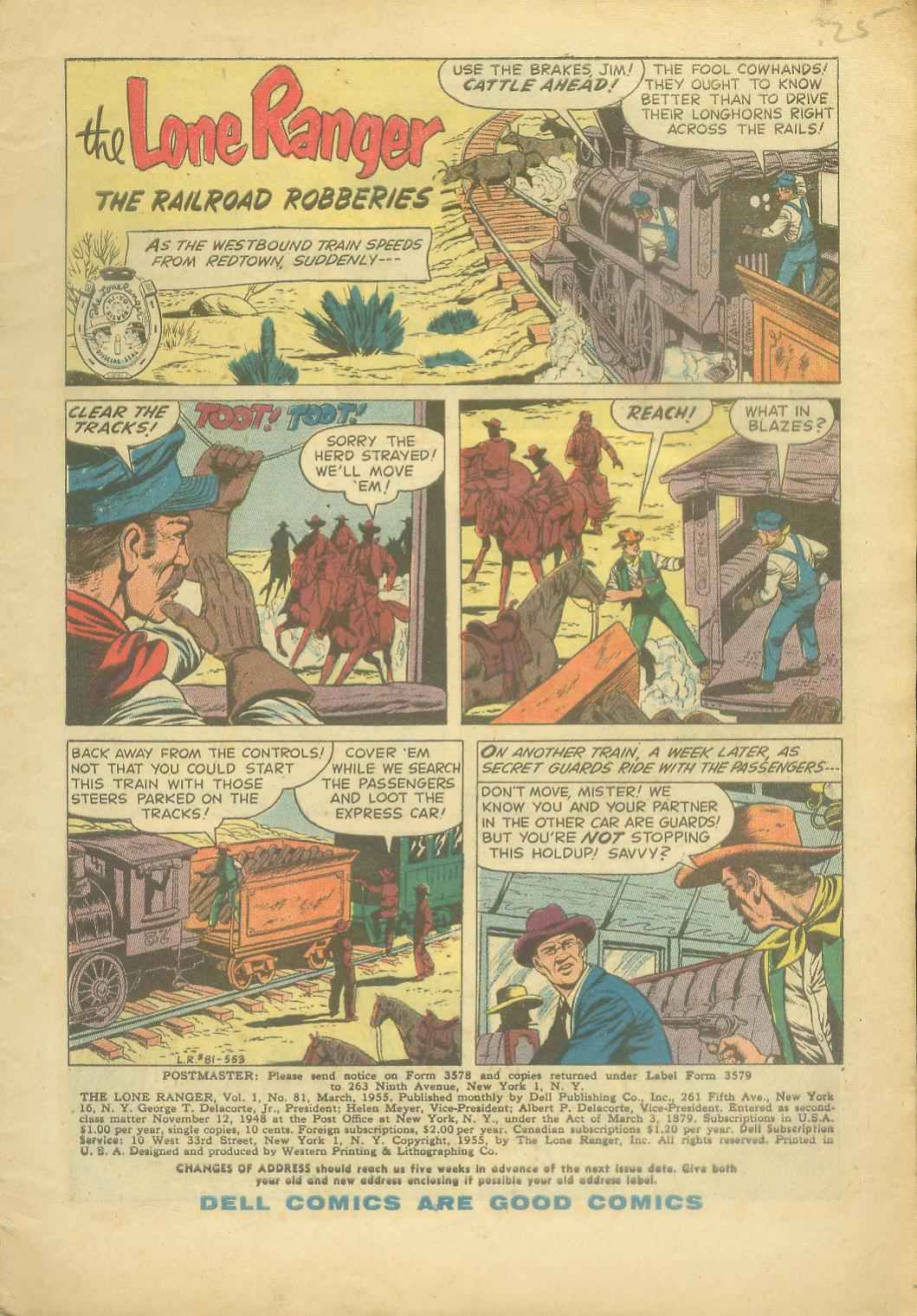 Read online The Lone Ranger (1948) comic -  Issue #81 - 3