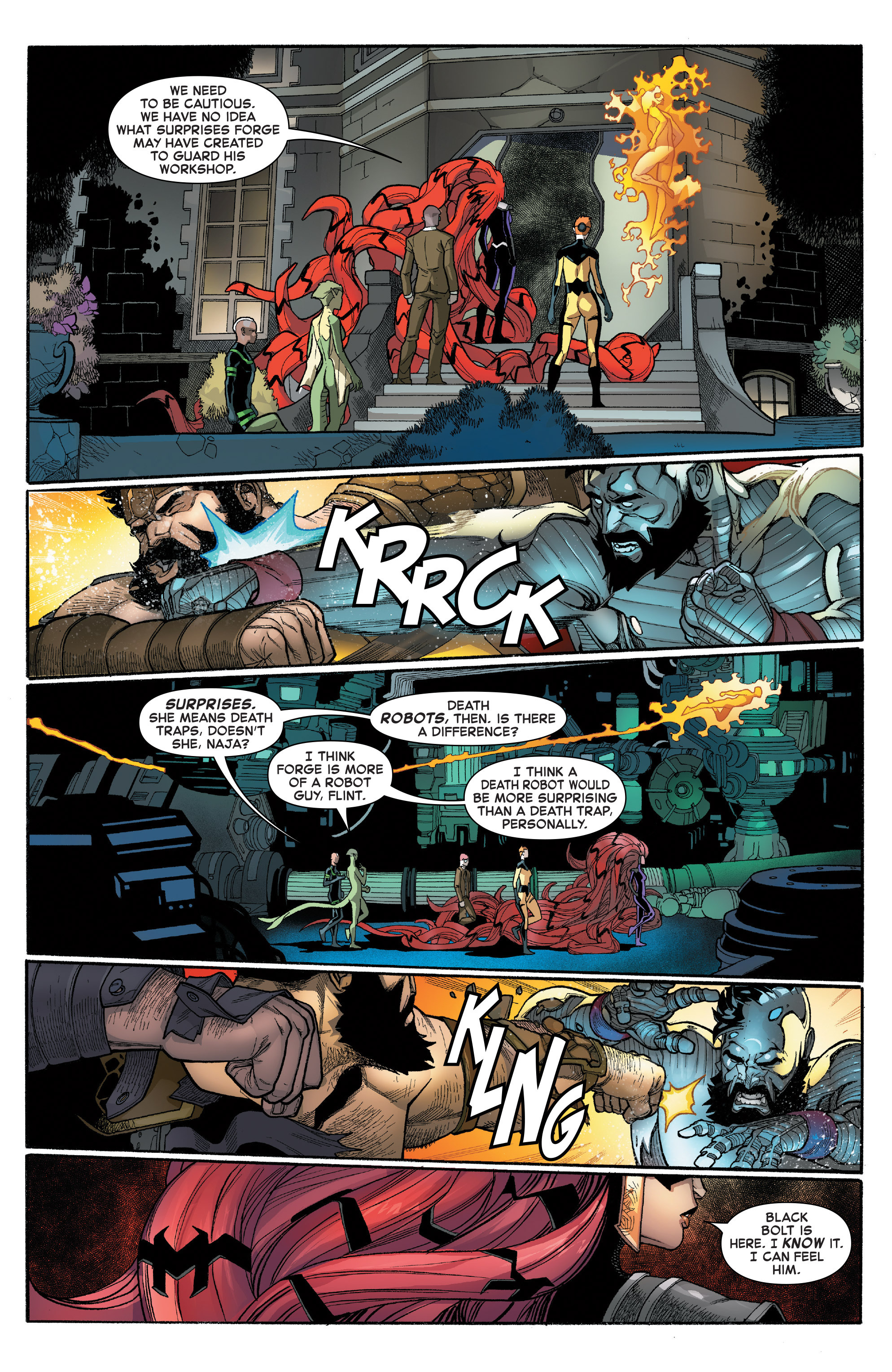 Read online Inhumans Vs. X-Men comic -  Issue #5 - 9