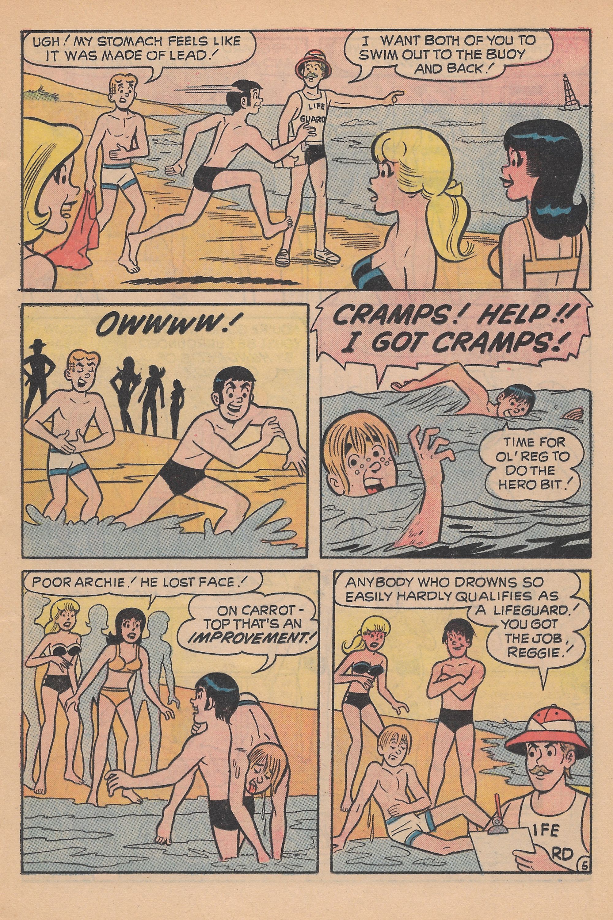 Read online Reggie and Me (1966) comic -  Issue #65 - 17