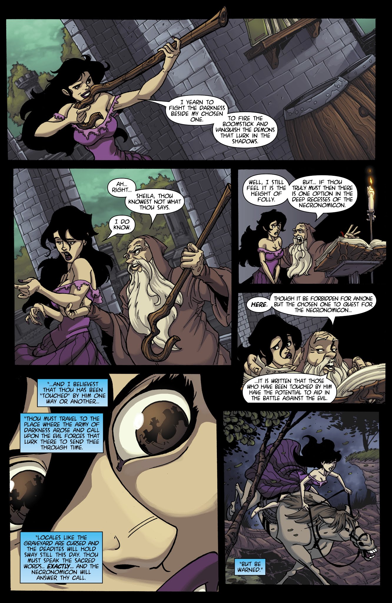 Read online Army of Darkness: Old School comic -  Issue # TPB - 73