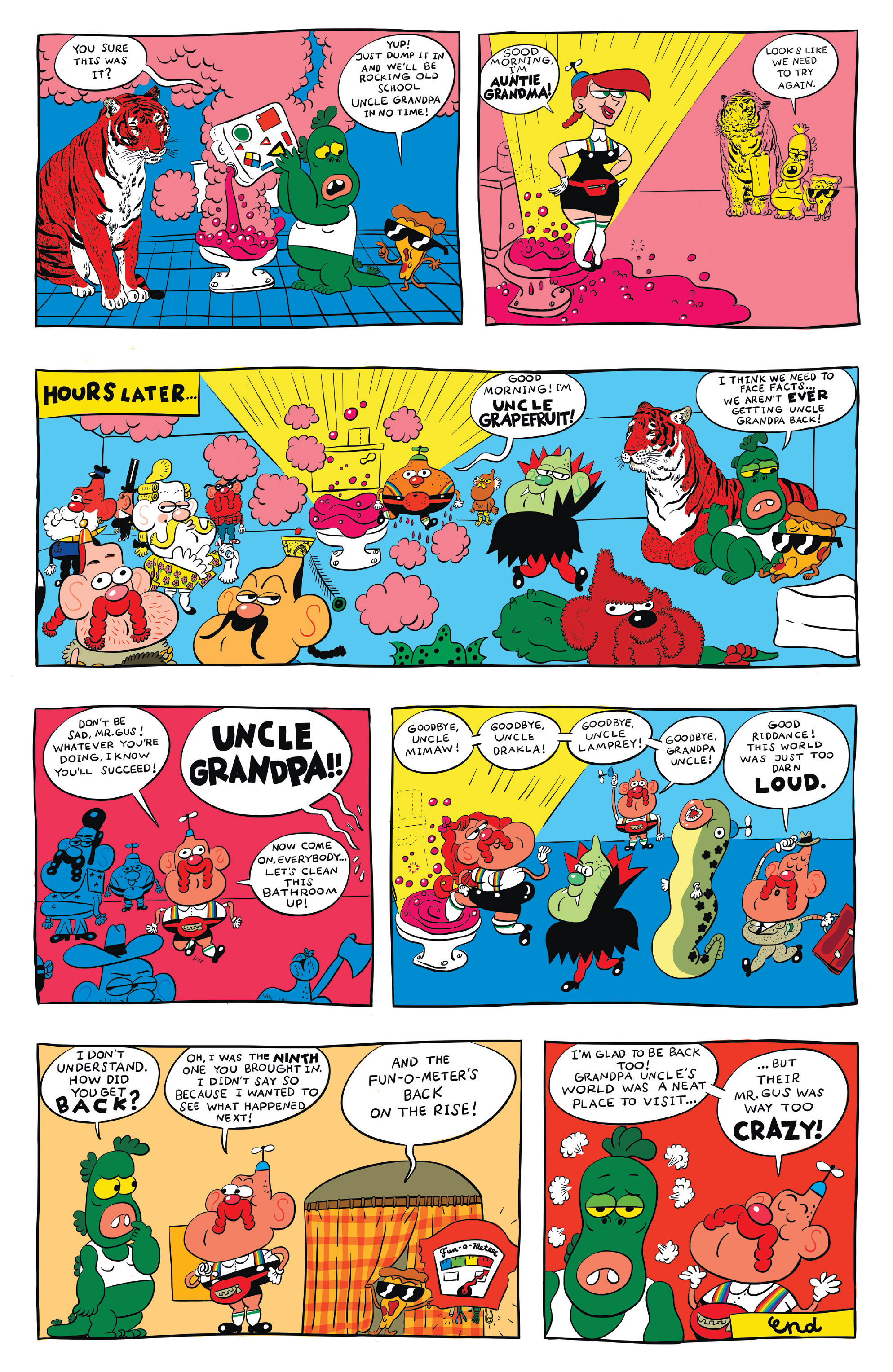 Read online Uncle Grandpa: Pizza Steve Special comic -  Issue # Full - 9
