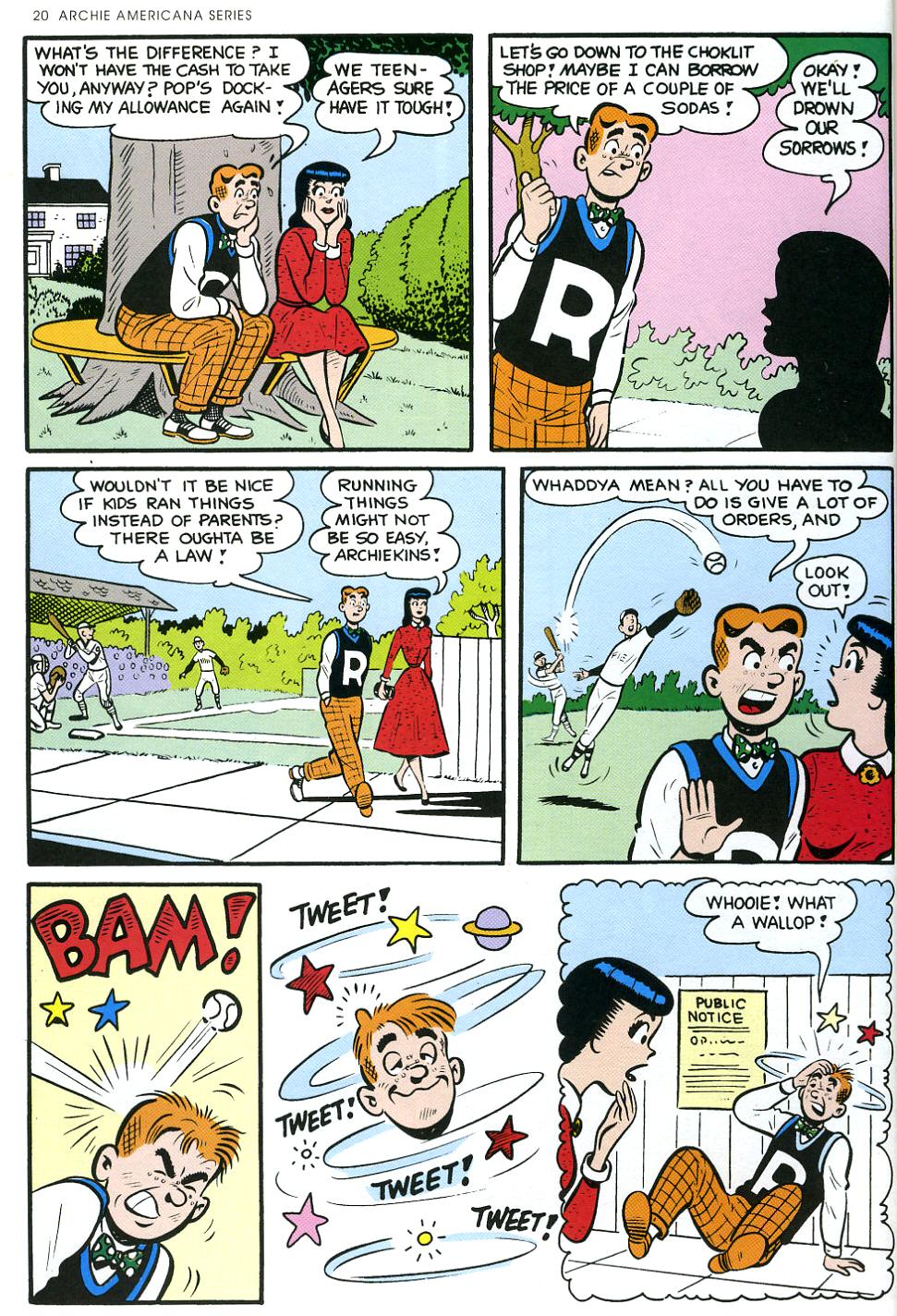 Read online Archie Americana Series comic -  Issue # TPB 2 - 22
