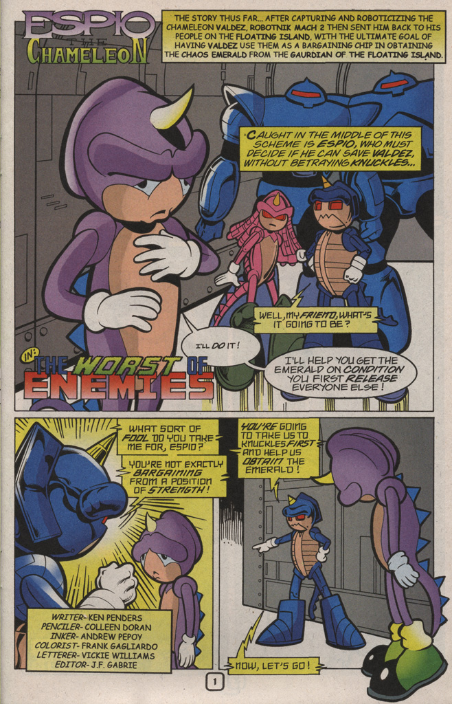 Read online Knuckles the Echidna comic -  Issue #32 - 23
