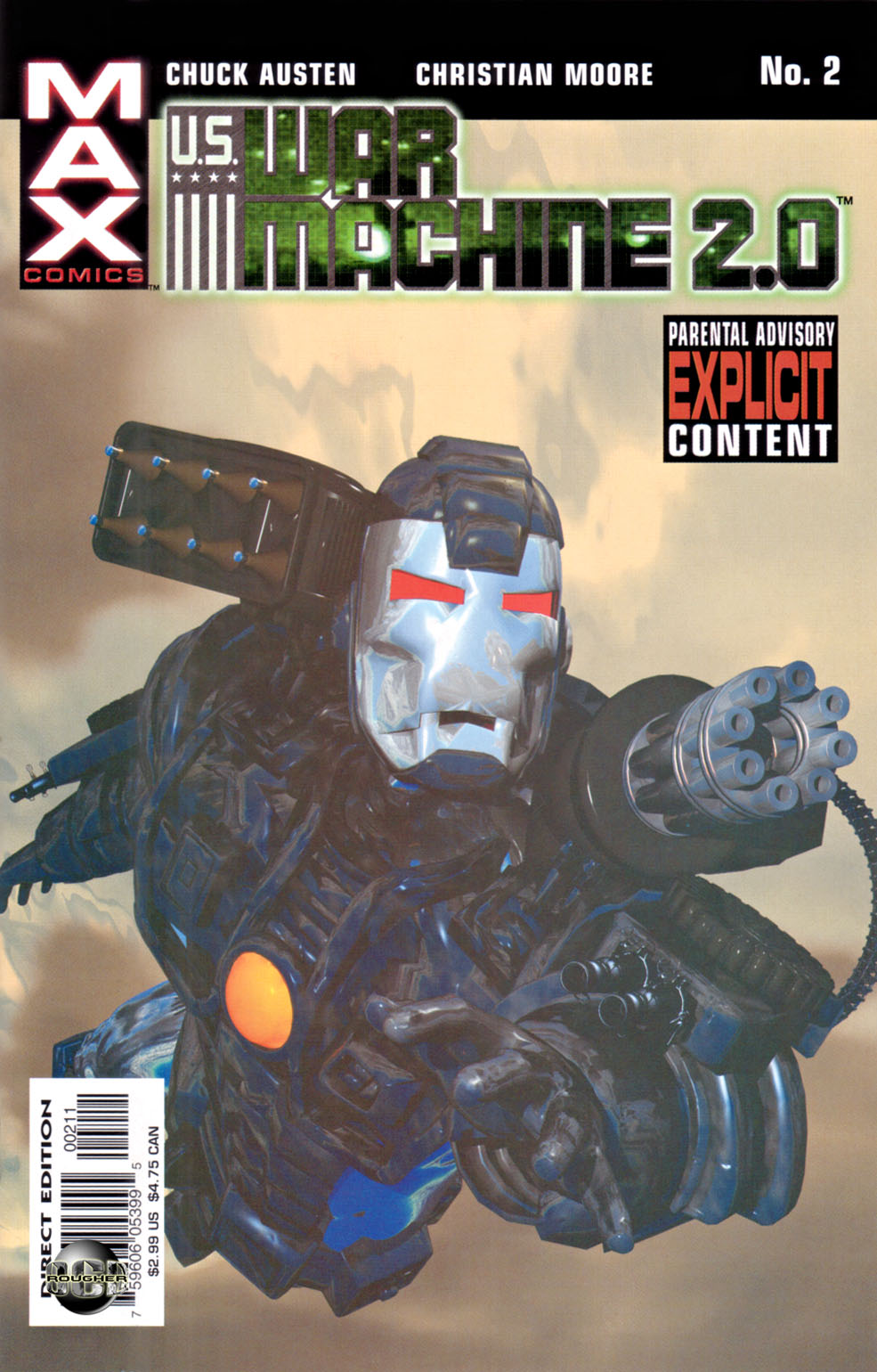 Read online U.S. War Machine 2.0 comic -  Issue #2 - 1